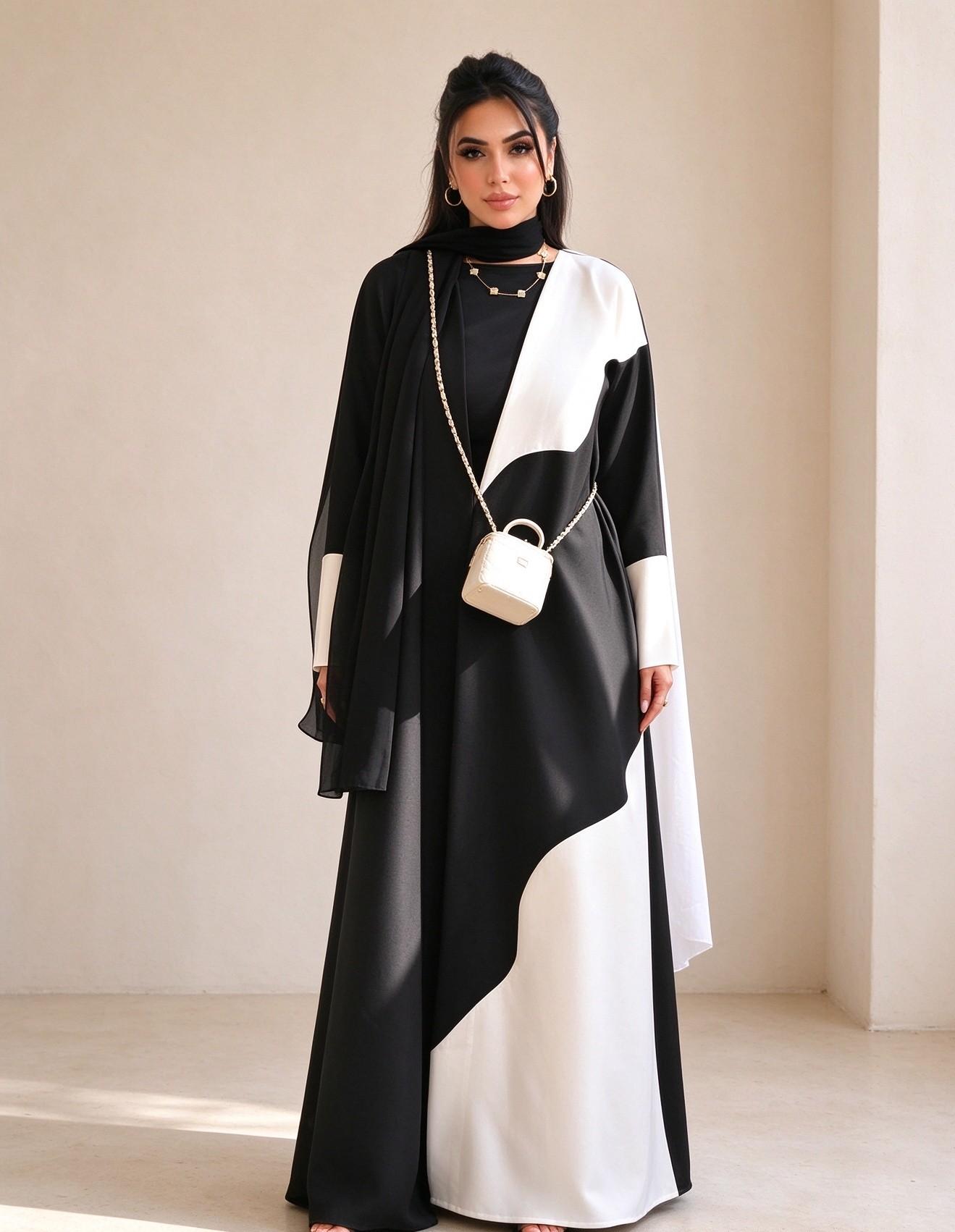 عباية سادة سوداء