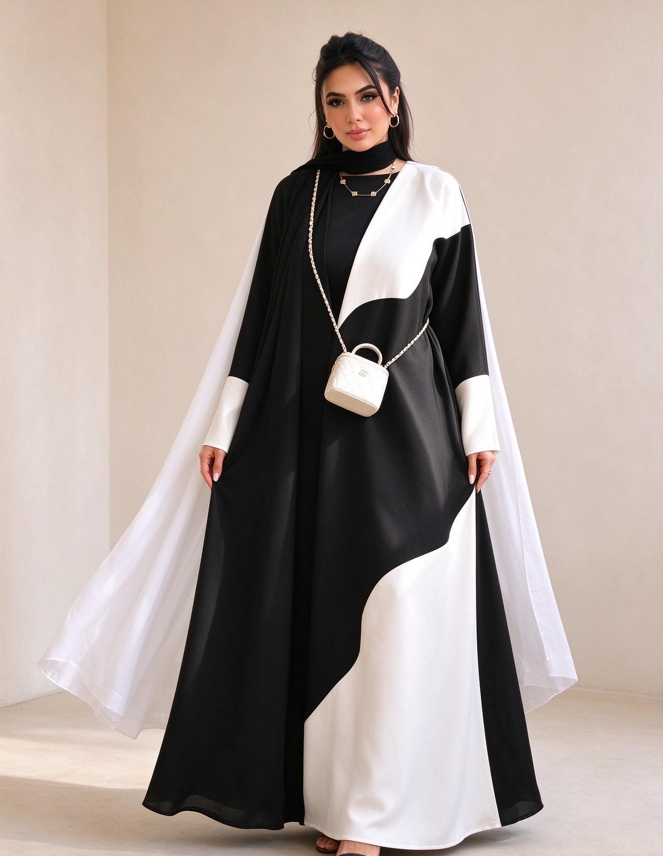 عباية سادة سوداء