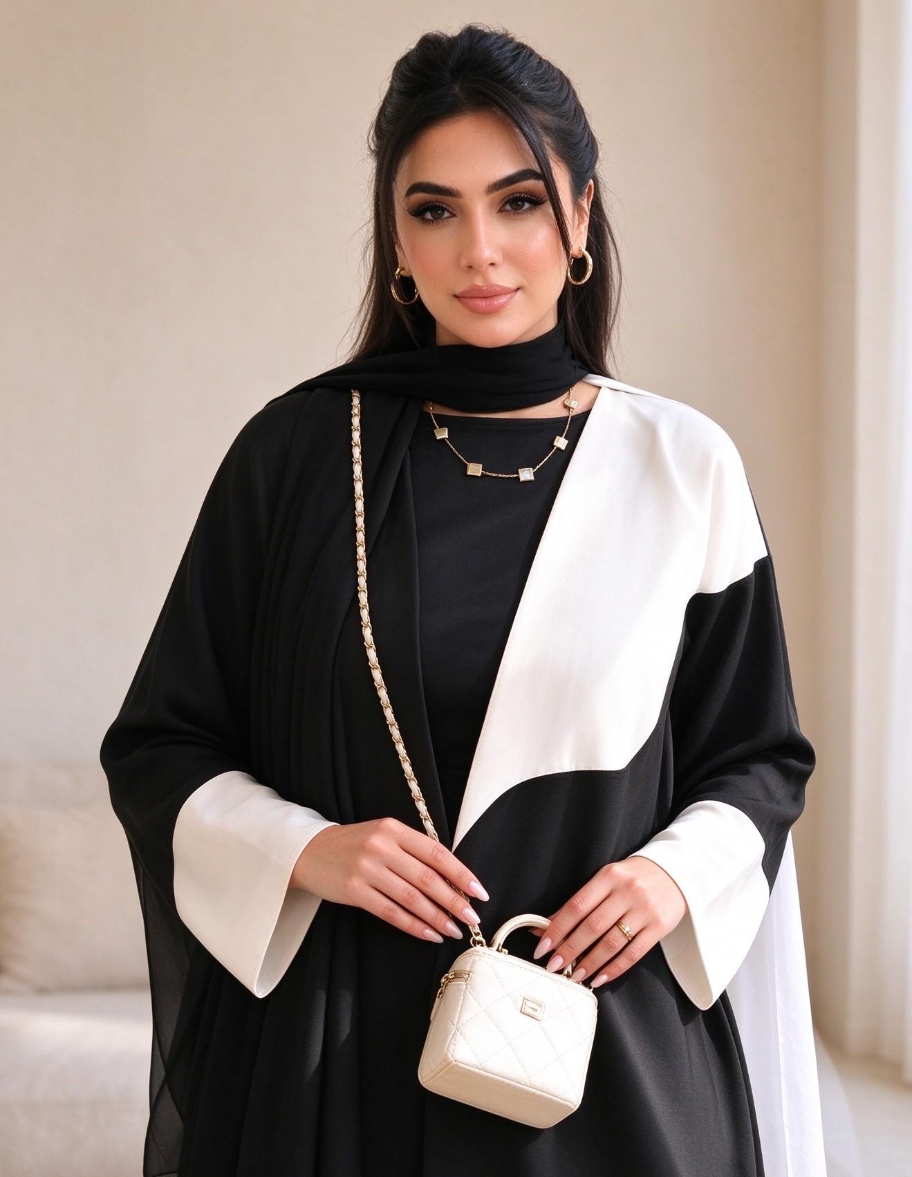 عباية سادة سوداء