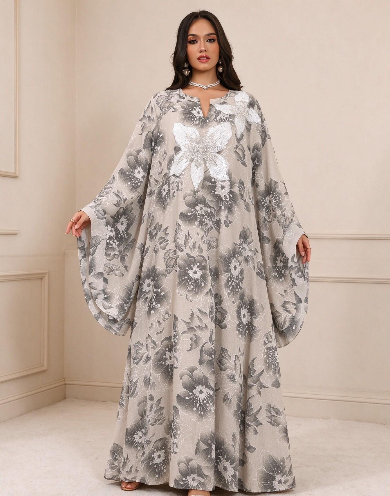 Multi Printed Kaftan