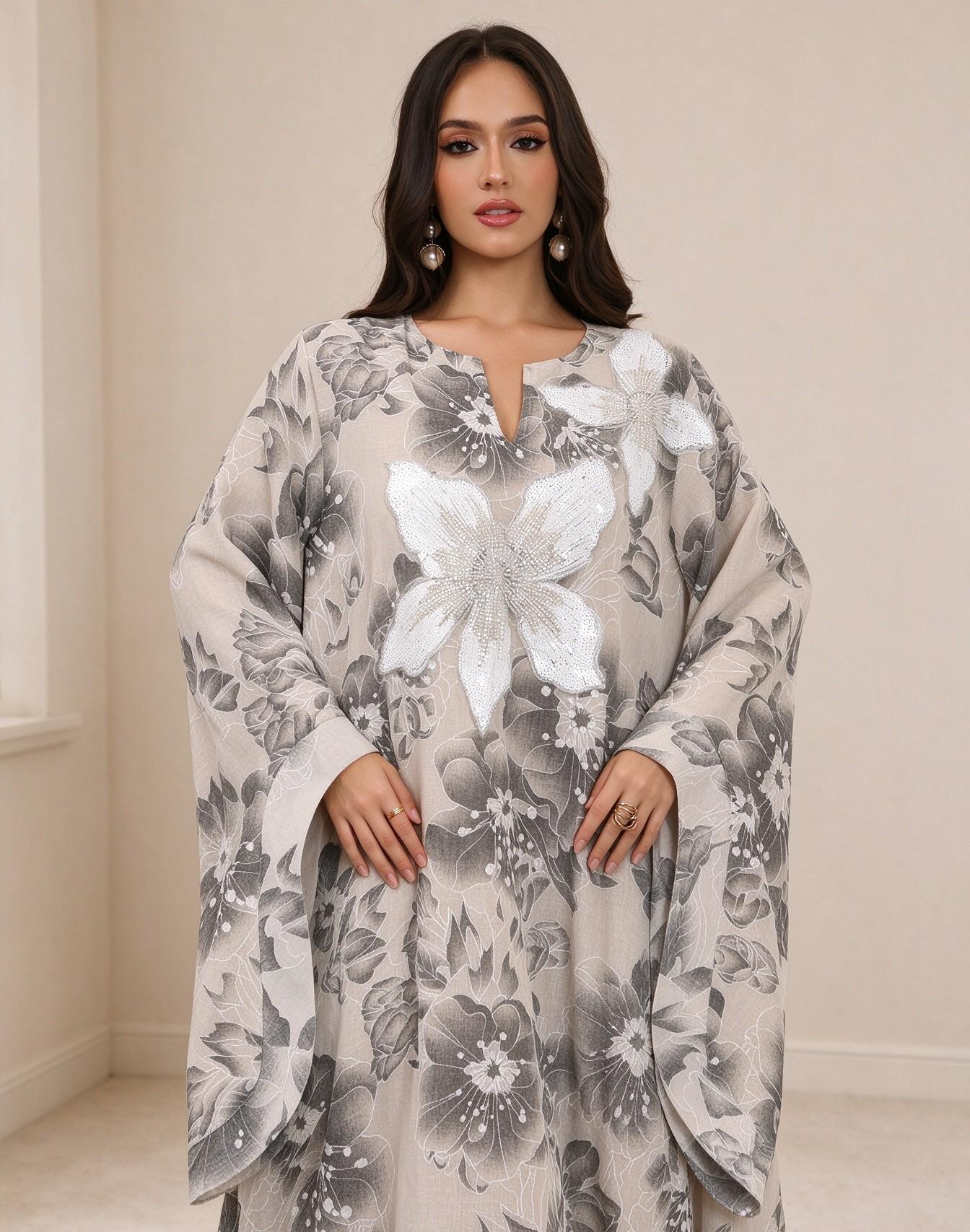 Multi Printed Kaftan