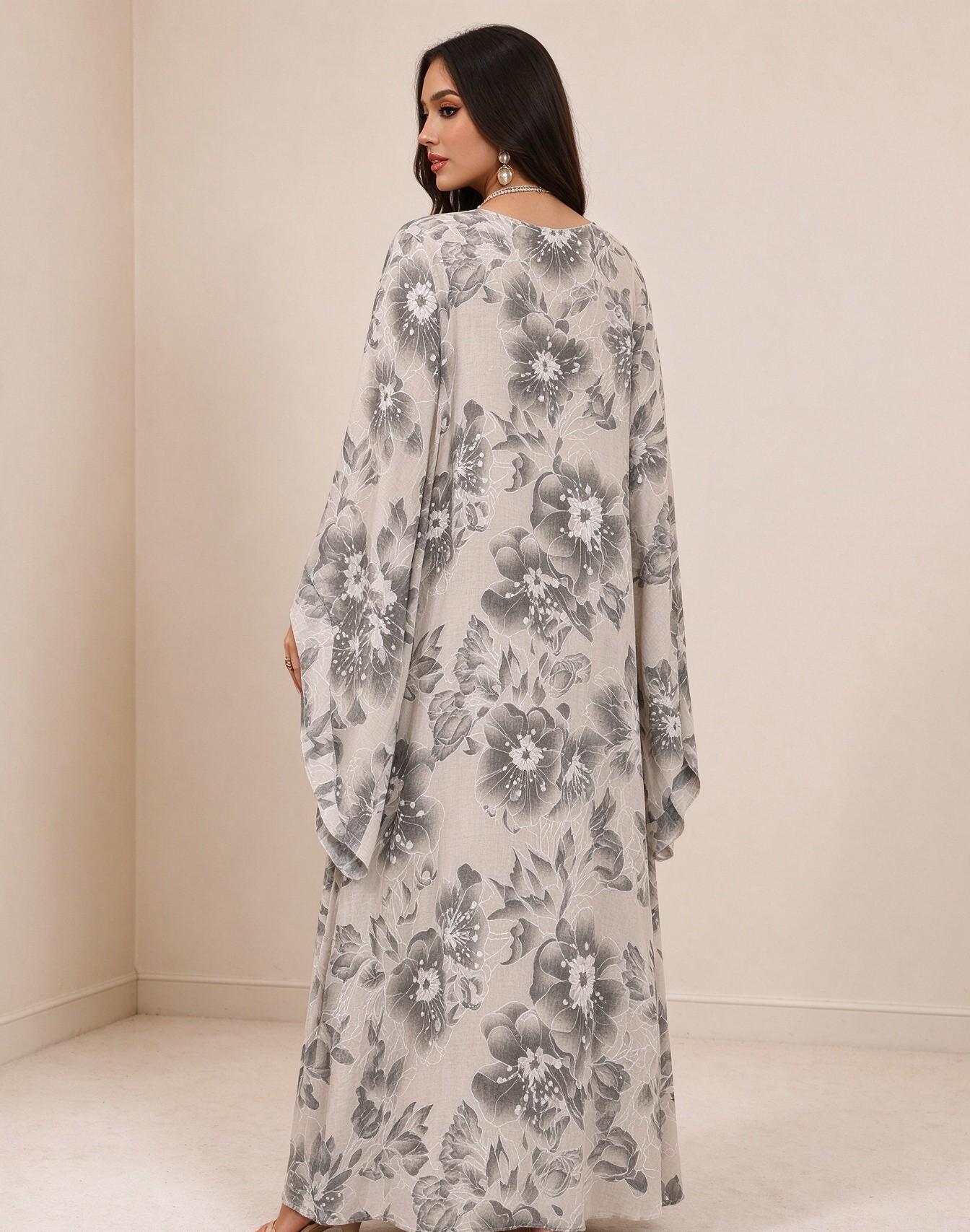 Multi Printed Kaftan