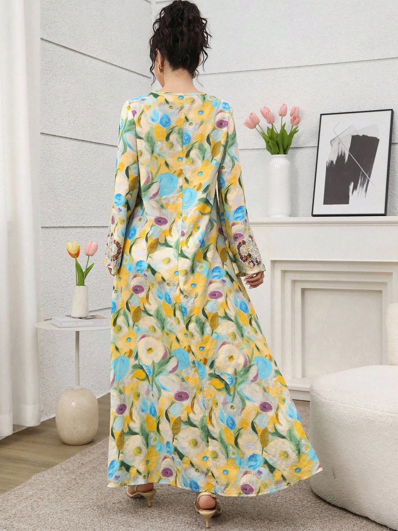 Multi Printed Jalabiya