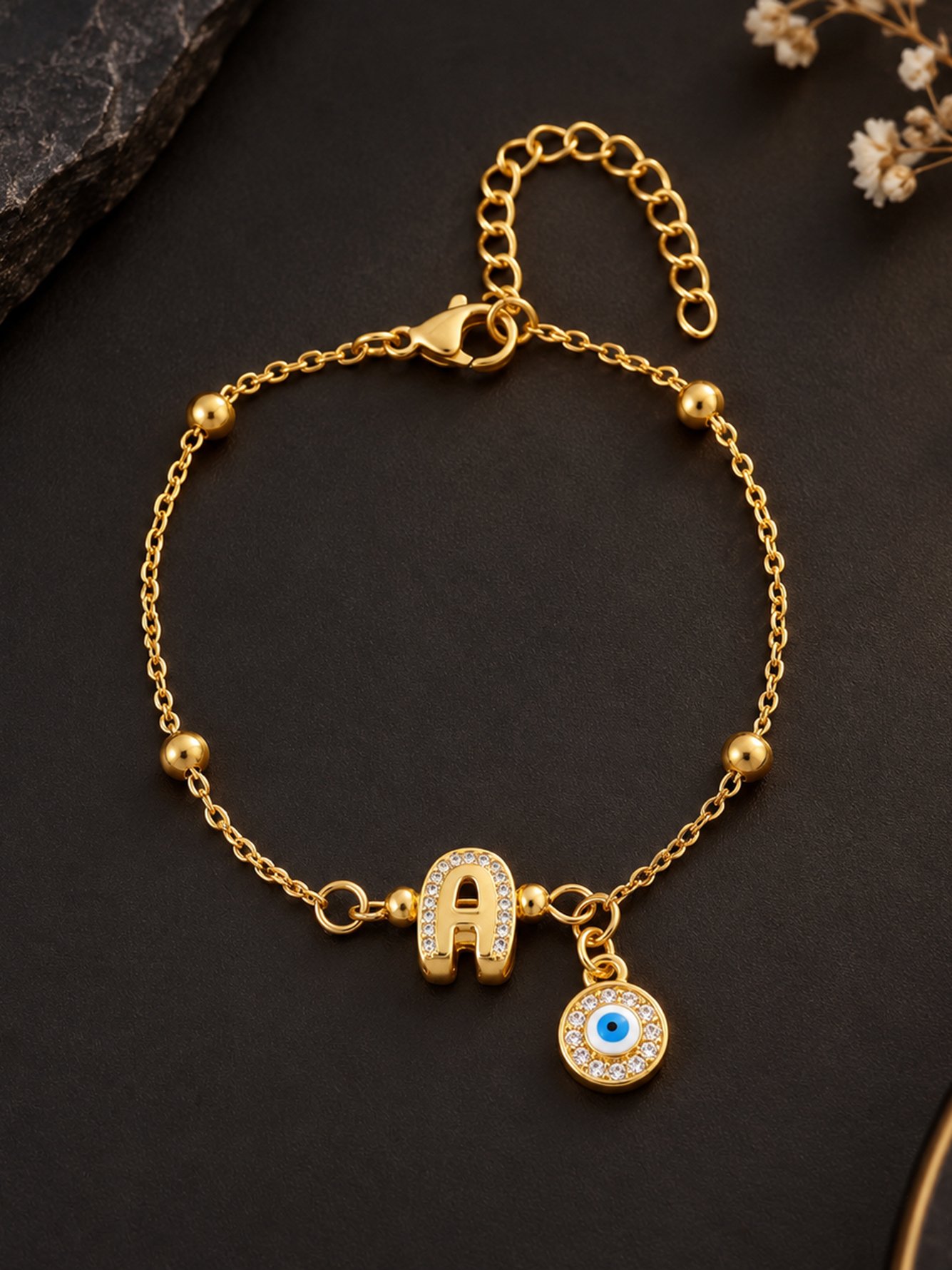 Gold Solid Bracelet