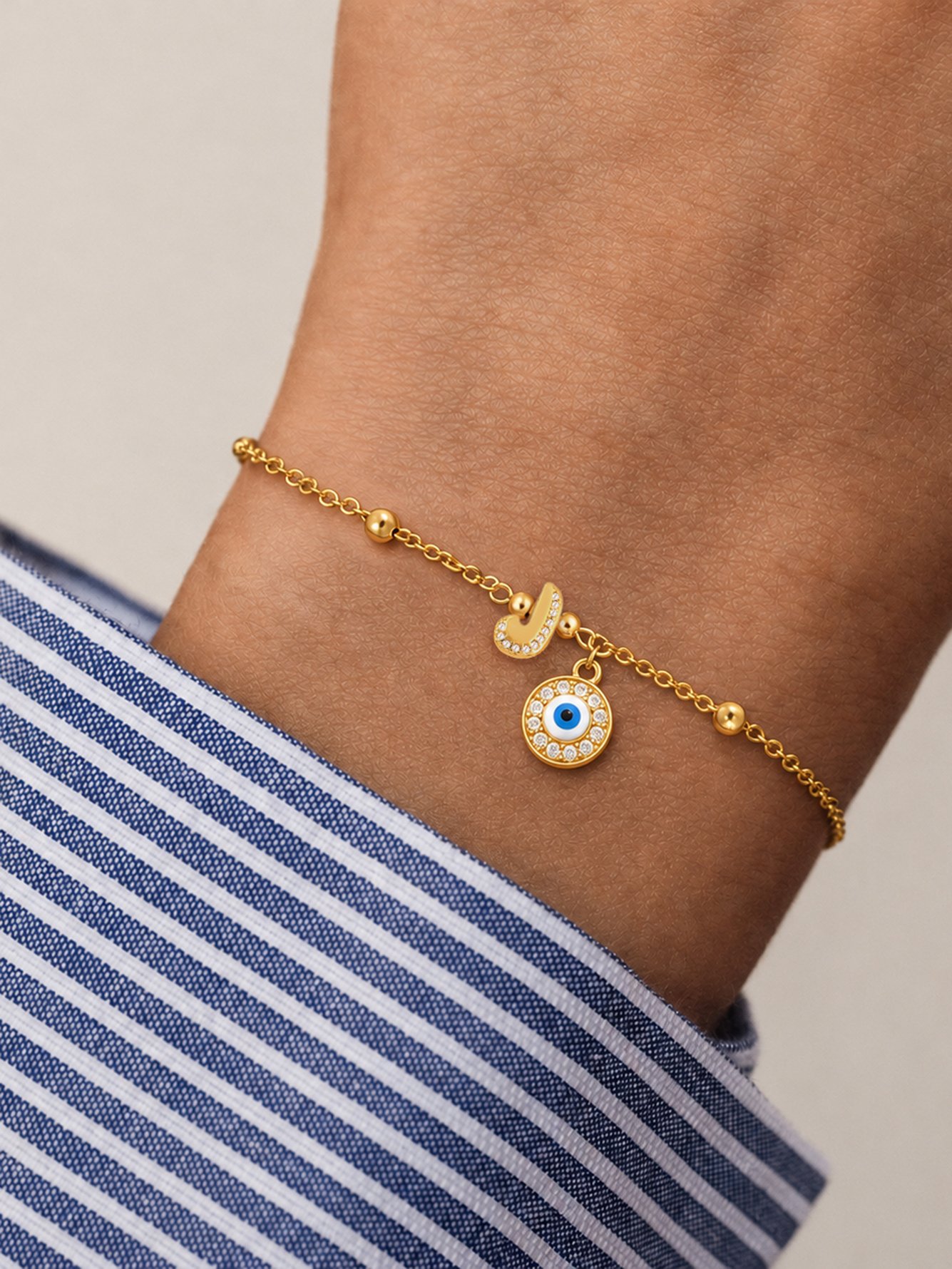 Gold Solid Bracelet