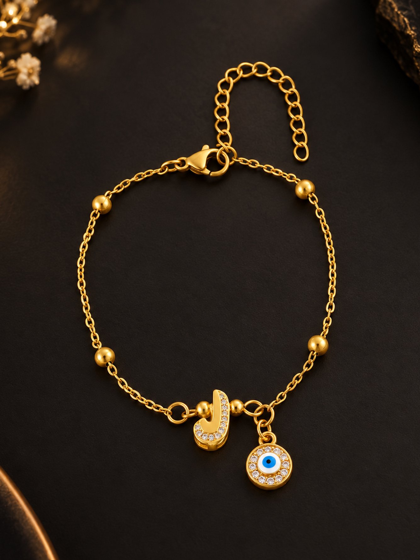 Gold Solid Bracelet