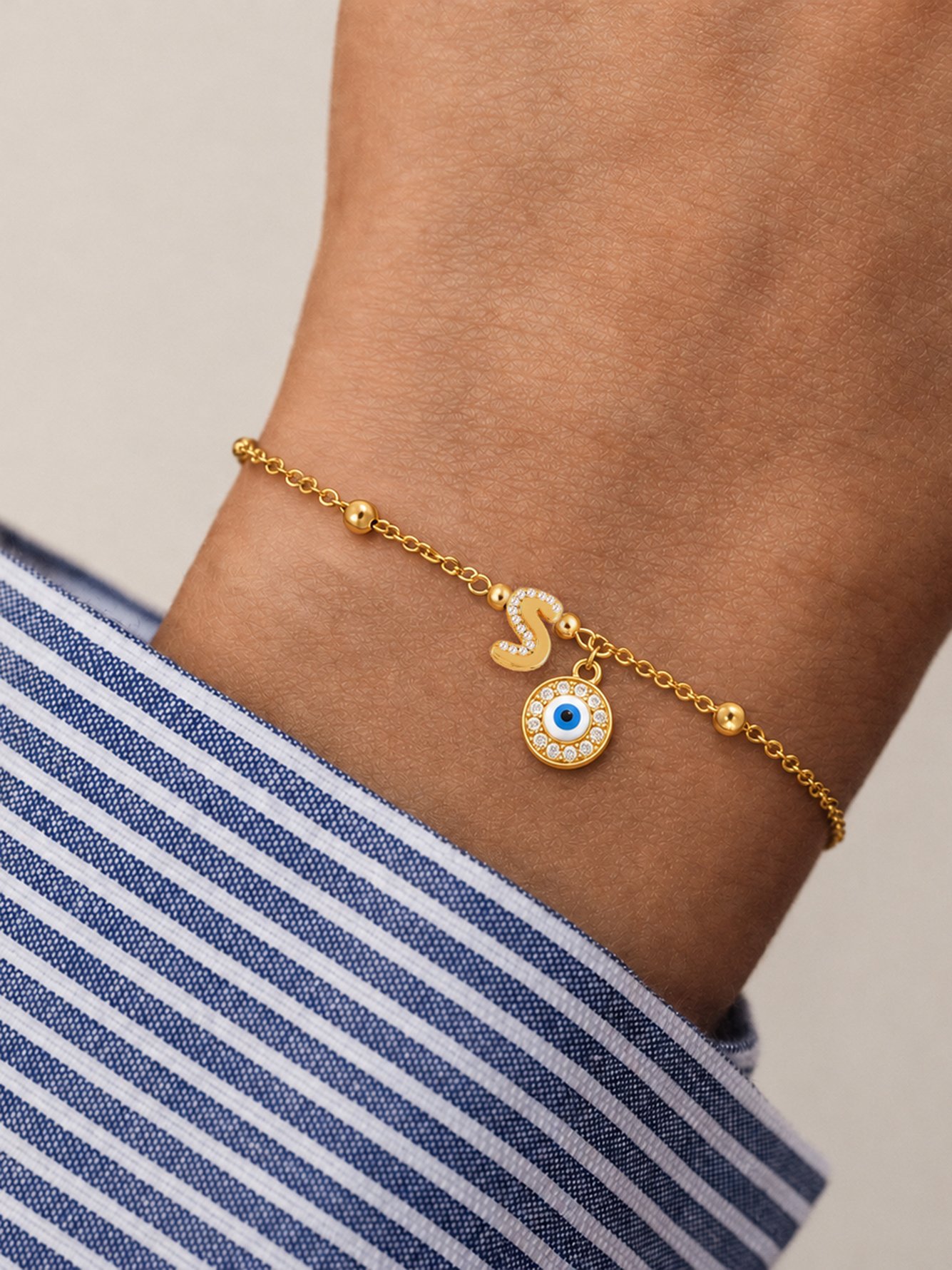 Gold Solid Bracelet