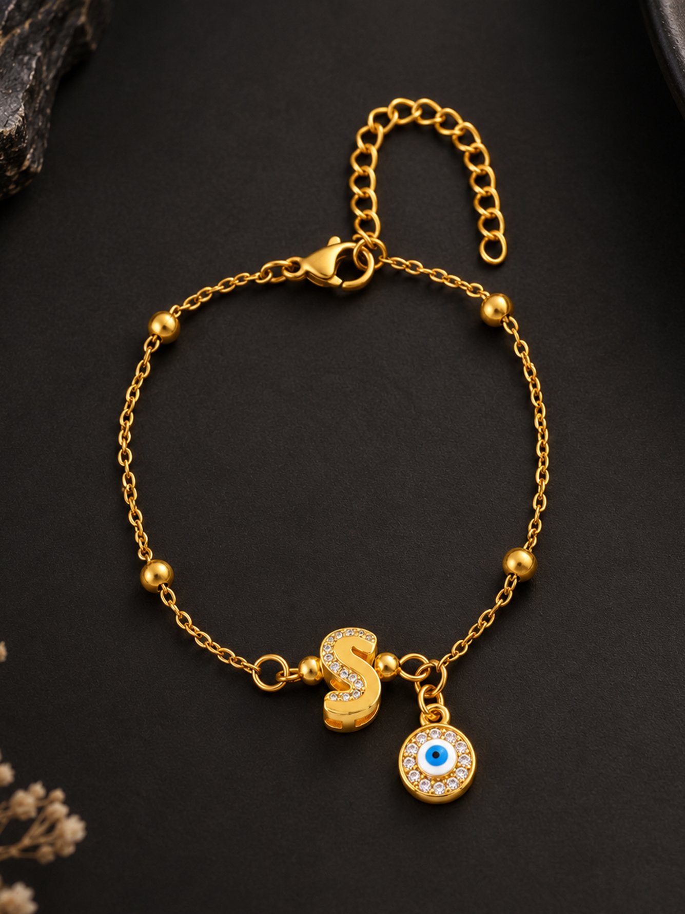 Gold Solid Bracelet