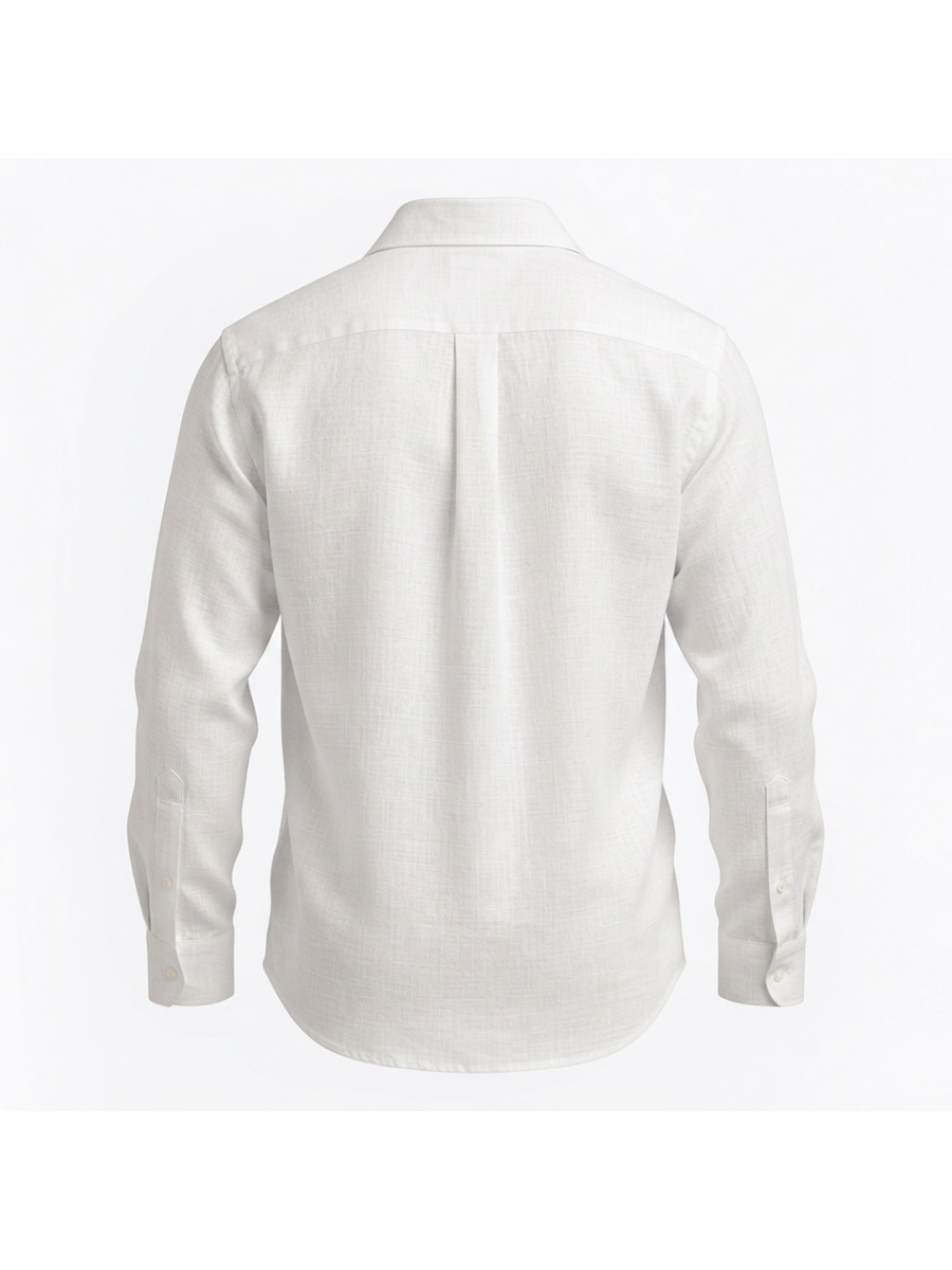 White Linen Lyocell Shirt