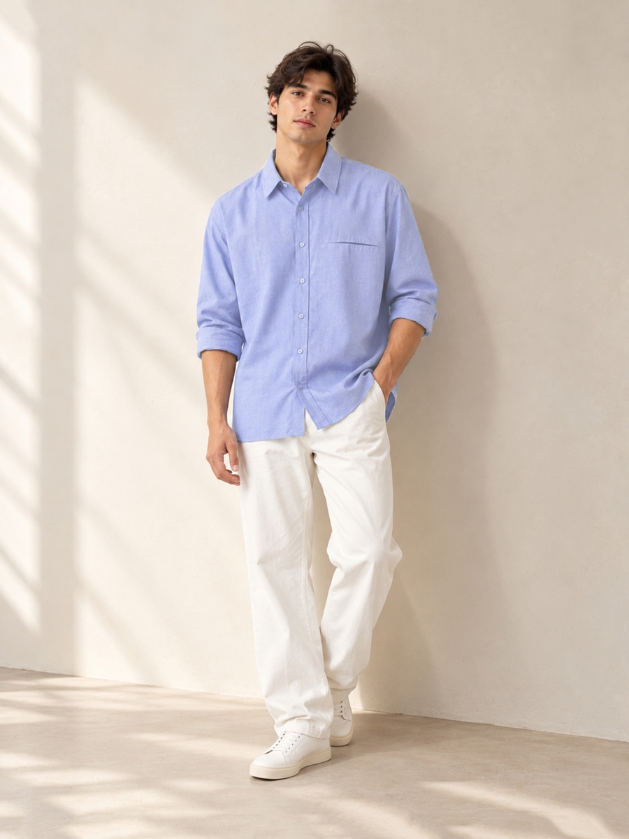Boxy Fit Oxford Shirt