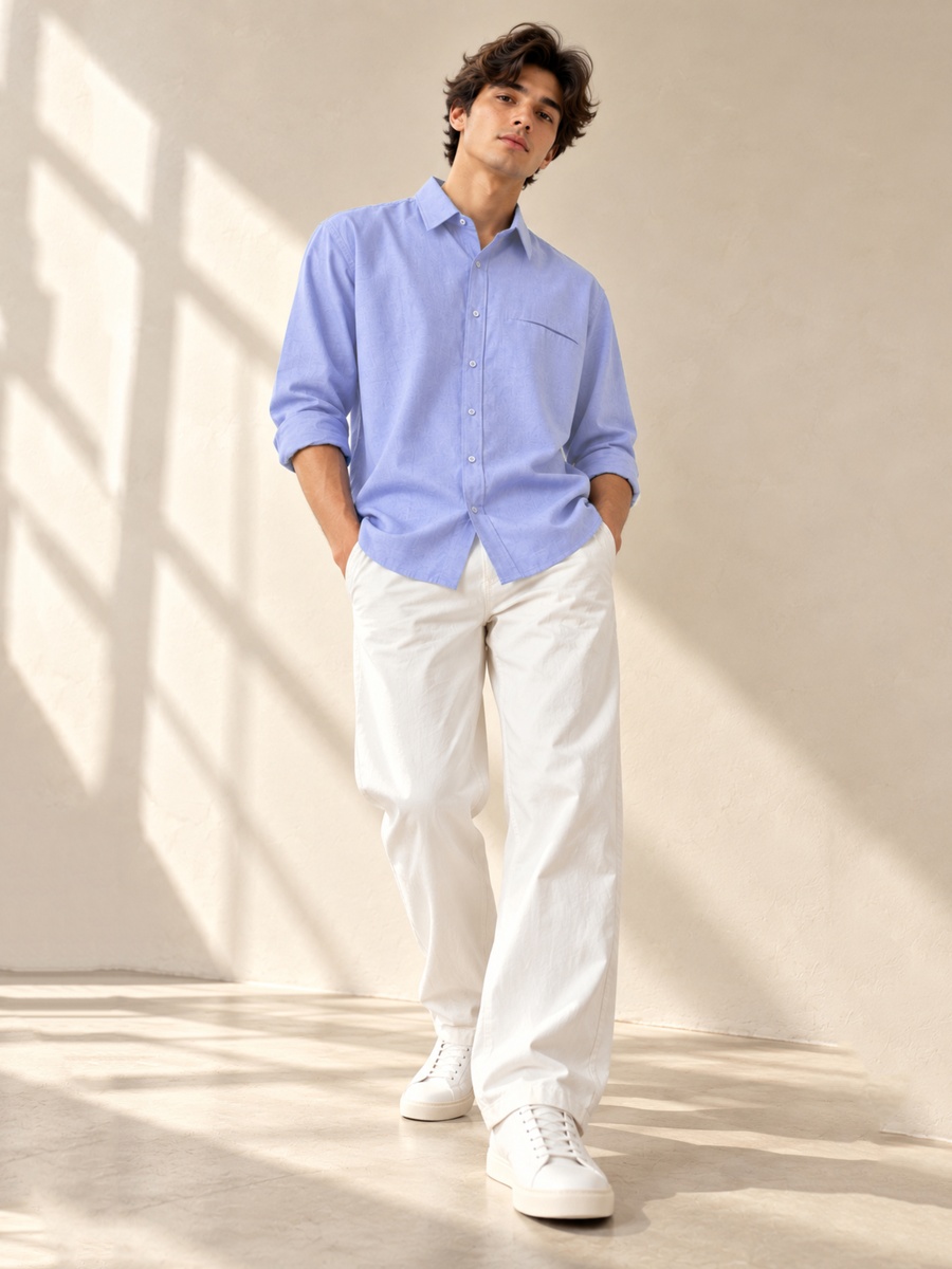Boxy Fit Oxford Shirt
