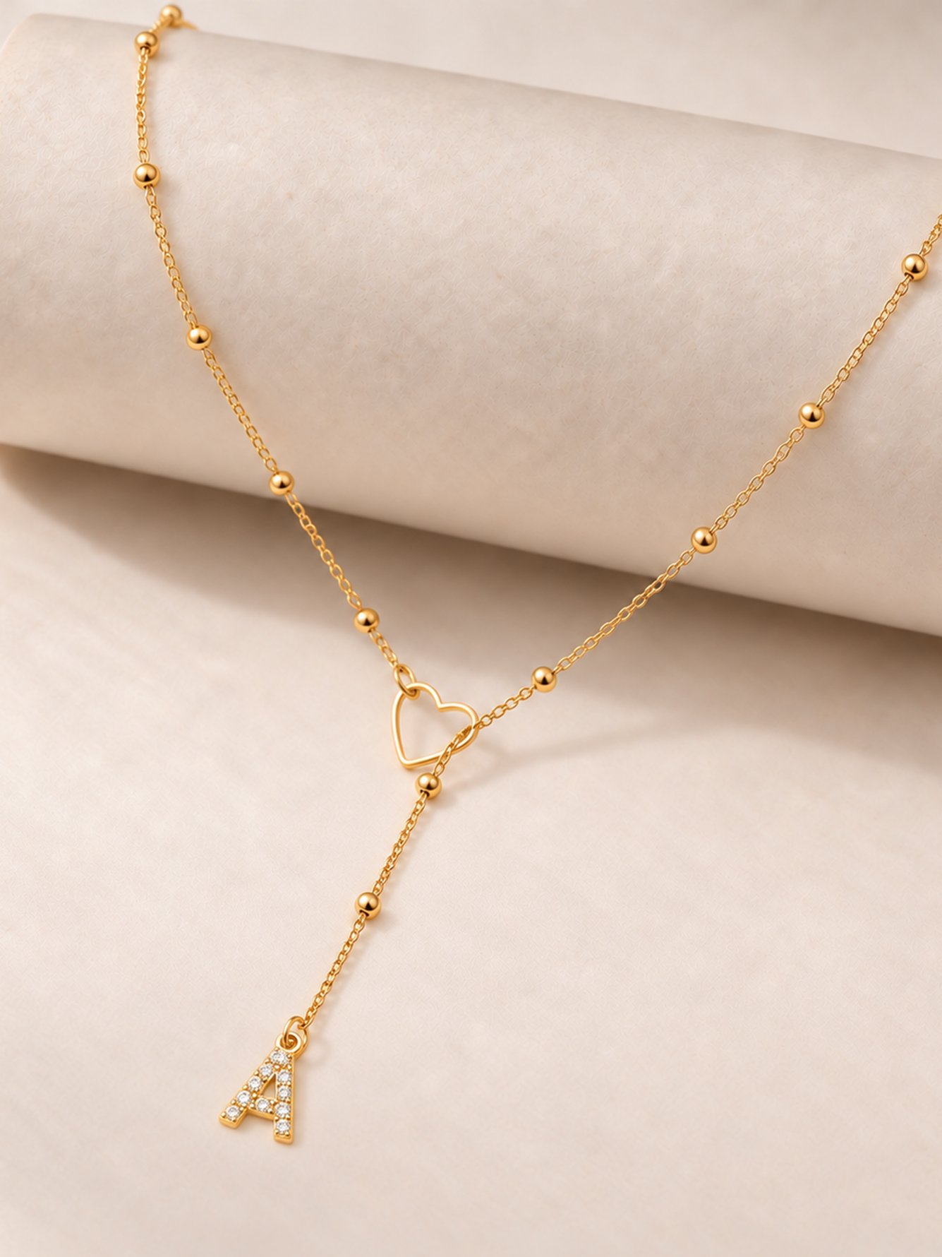 Gold Solid Y Necks and Lariats