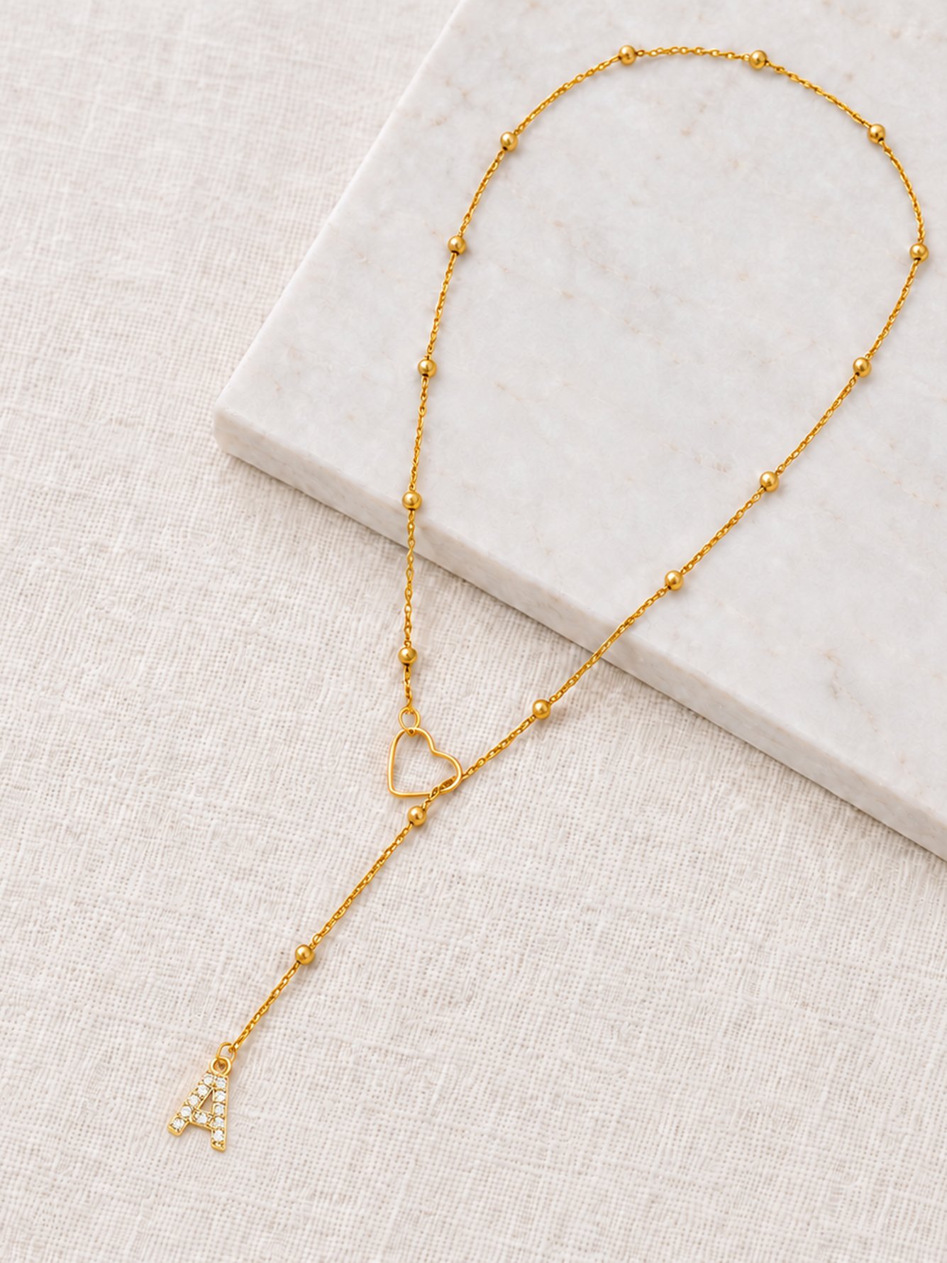 Gold Solid Y Necks and Lariats