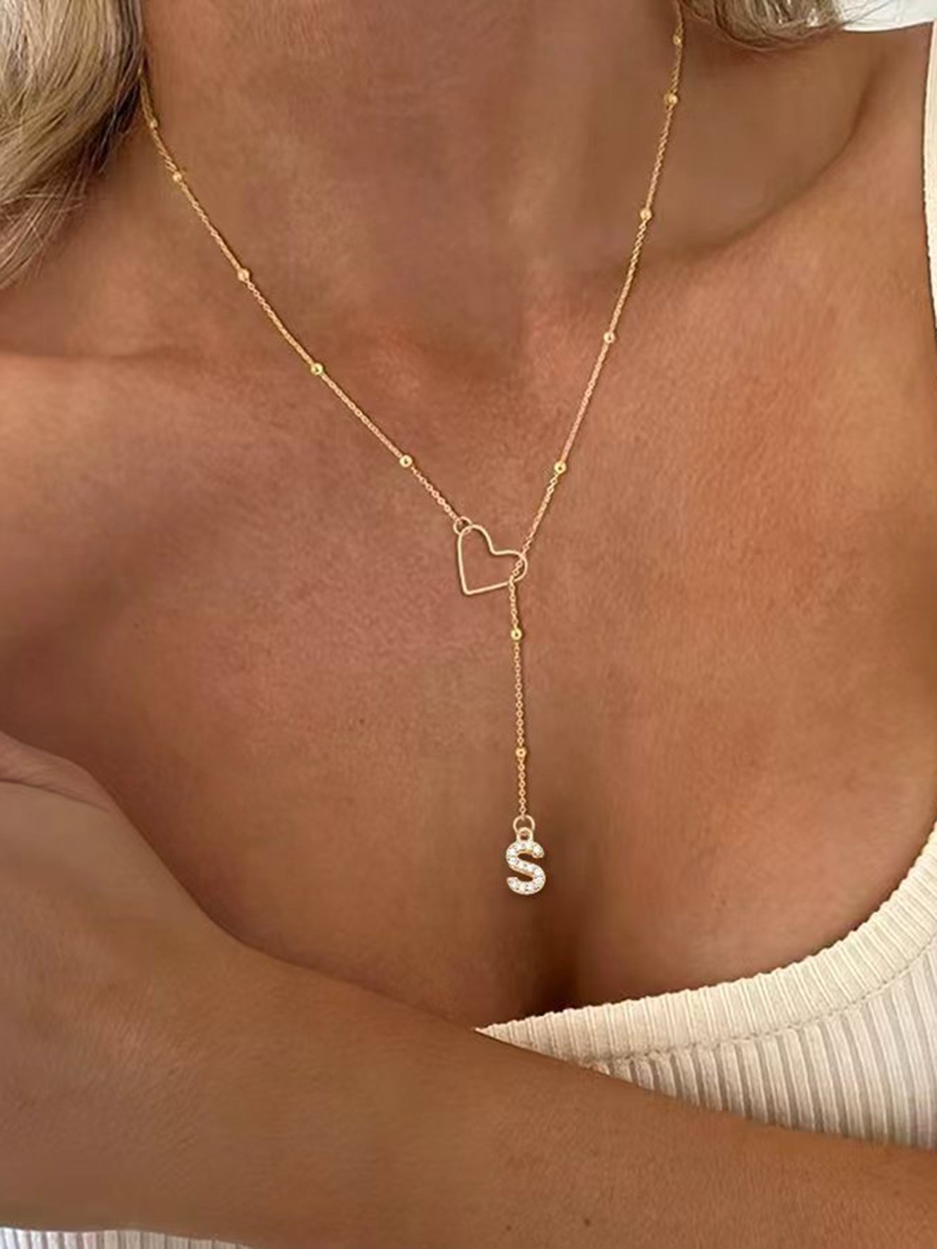Gold Solid Y Necks and Lariats
