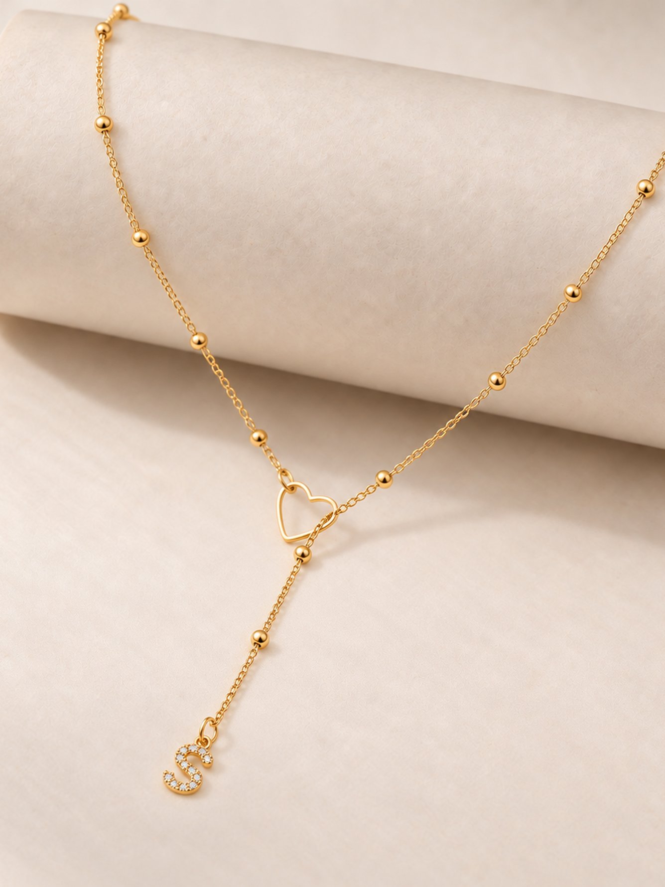 Gold Solid Y Necks and Lariats