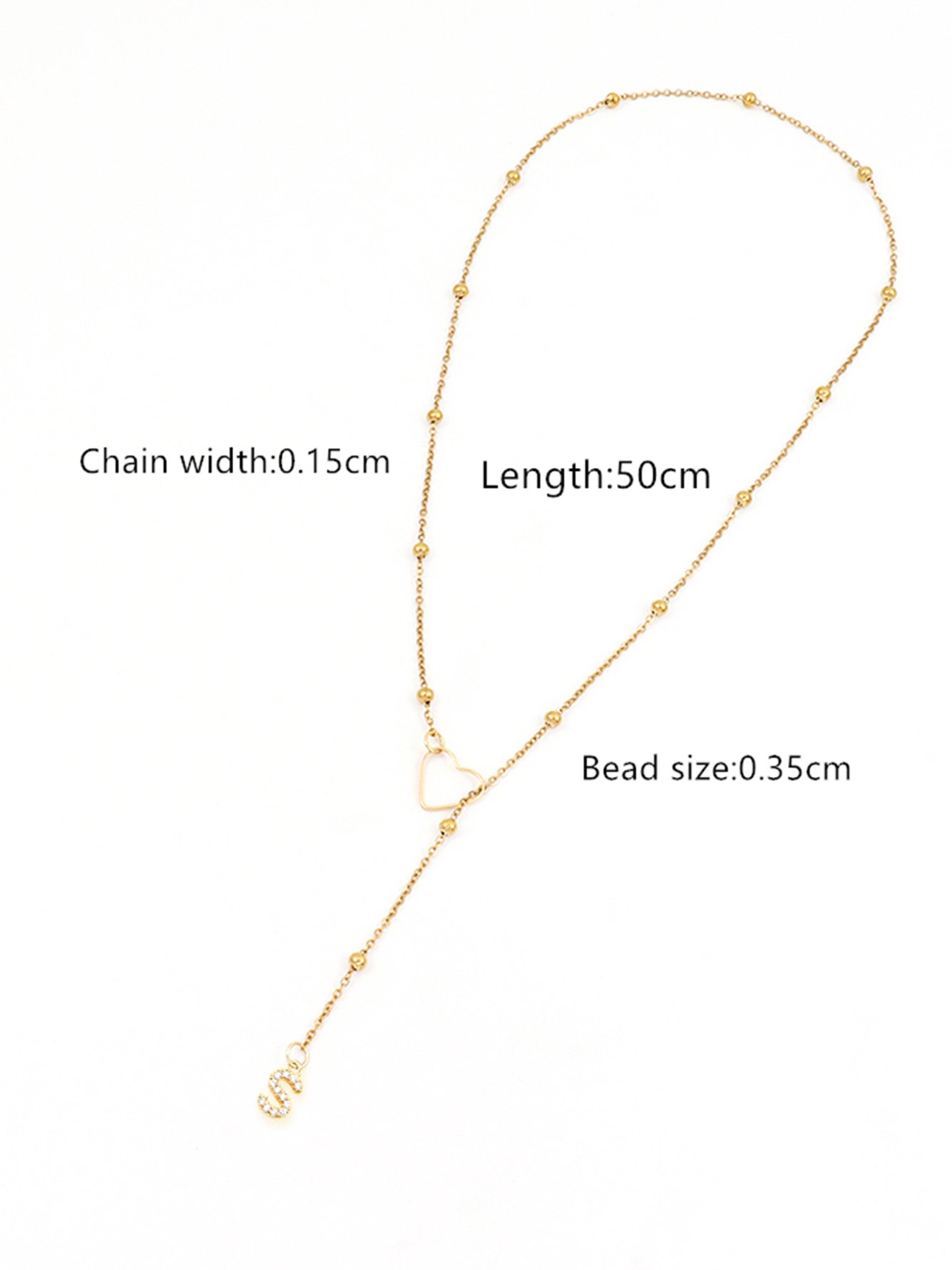 Gold Solid Y Necks and Lariats