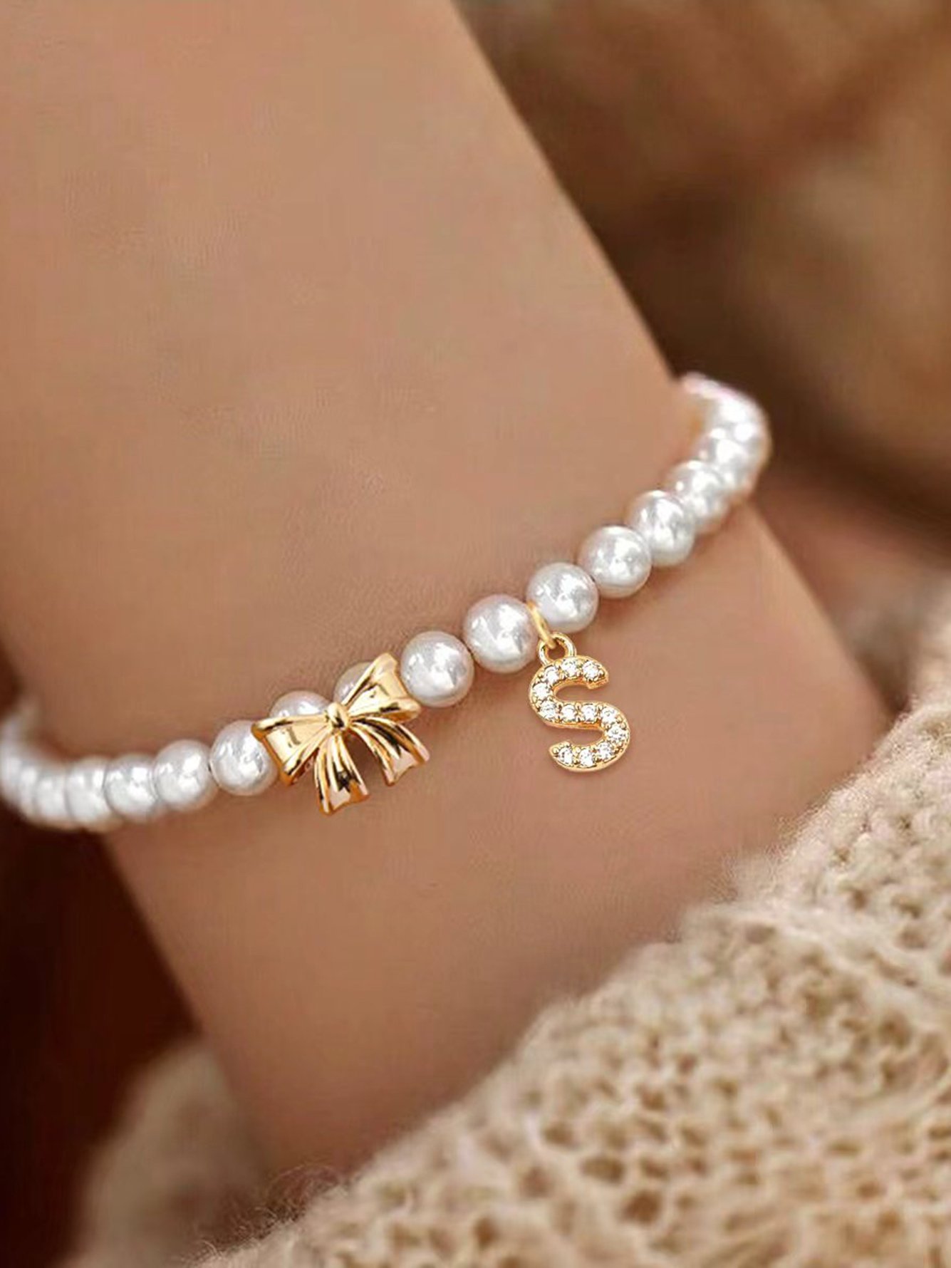 White Solid Bracelet