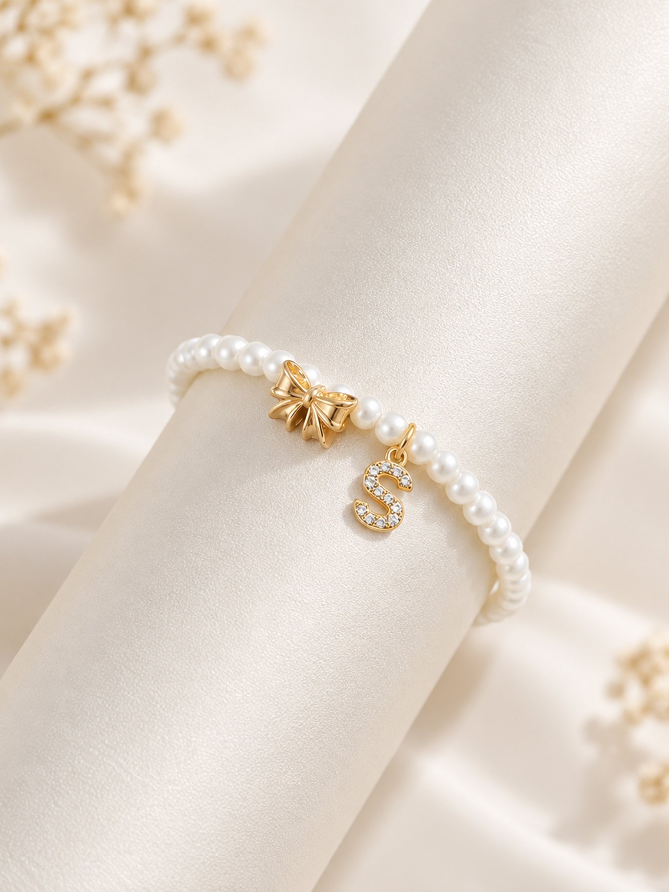 White Solid Bracelet