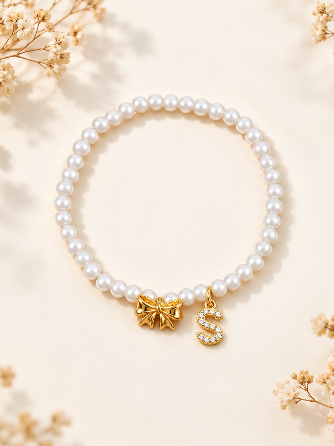 White Solid Bracelet