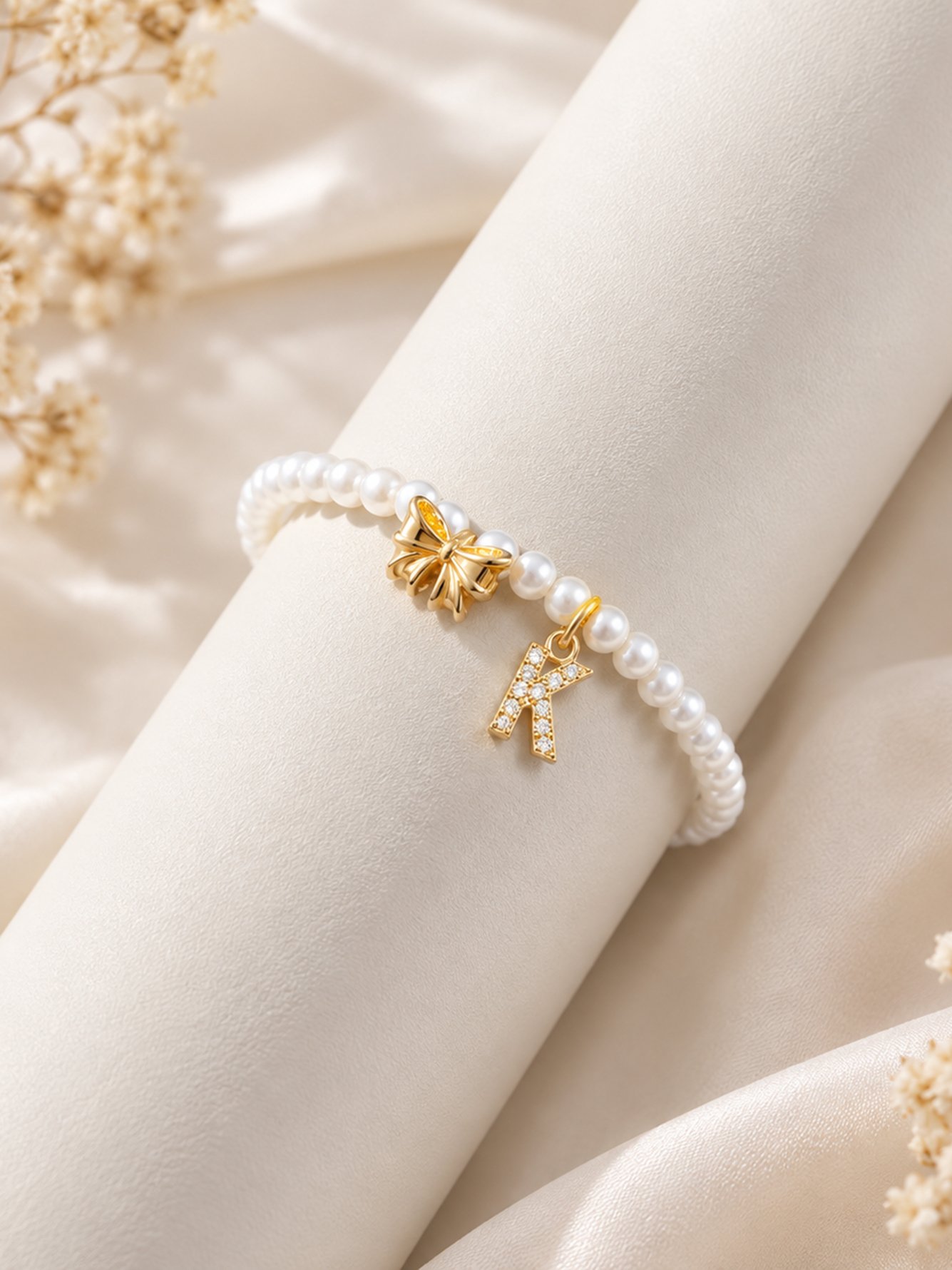 White Solid Bracelet