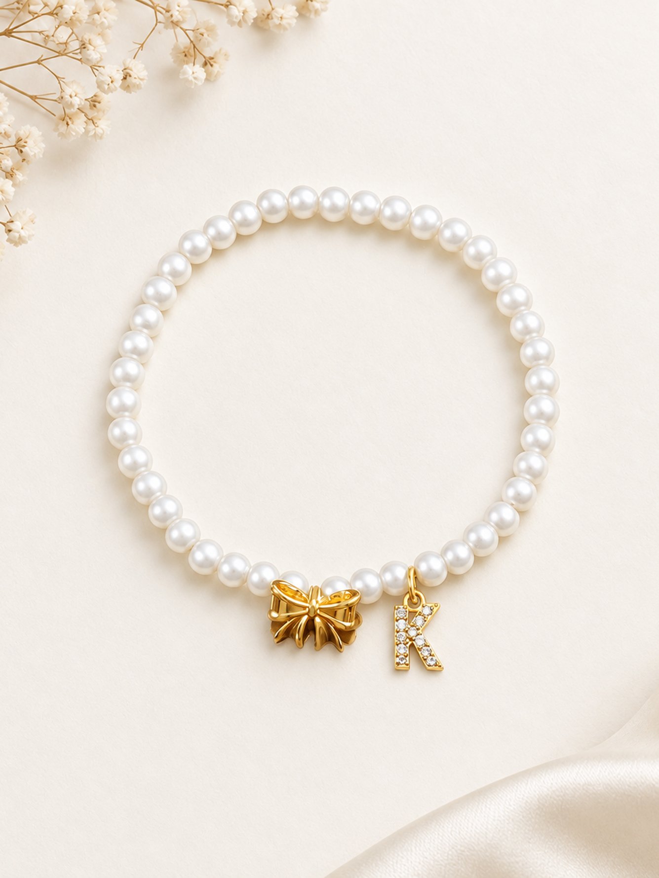 White Solid Bracelet
