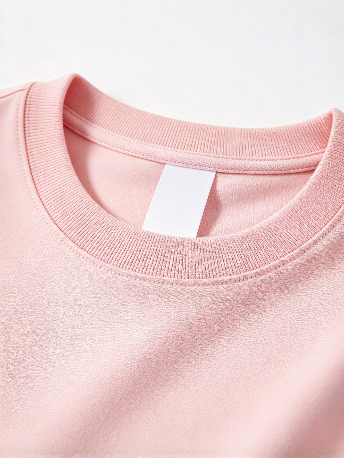 Pink Printed Round Neck Regular T-Shirt