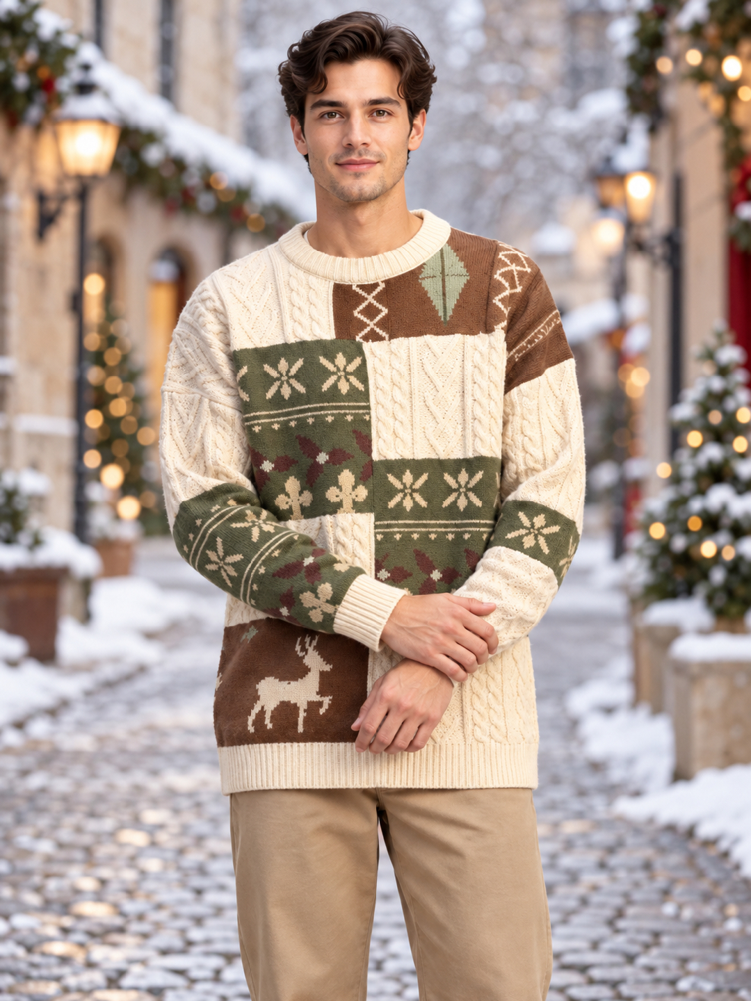 Multi Patchwork Sweater