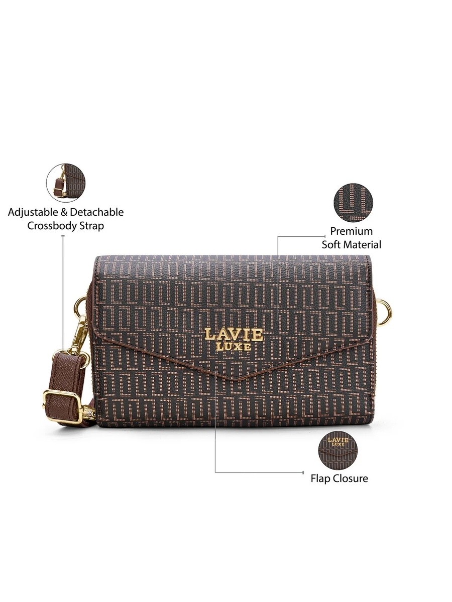 Luxe Women Monogram Sally25 Horizontal (Choco)