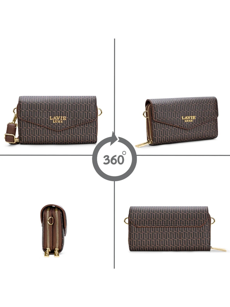 Luxe Women Monogram Sally25 Horizontal (Choco)