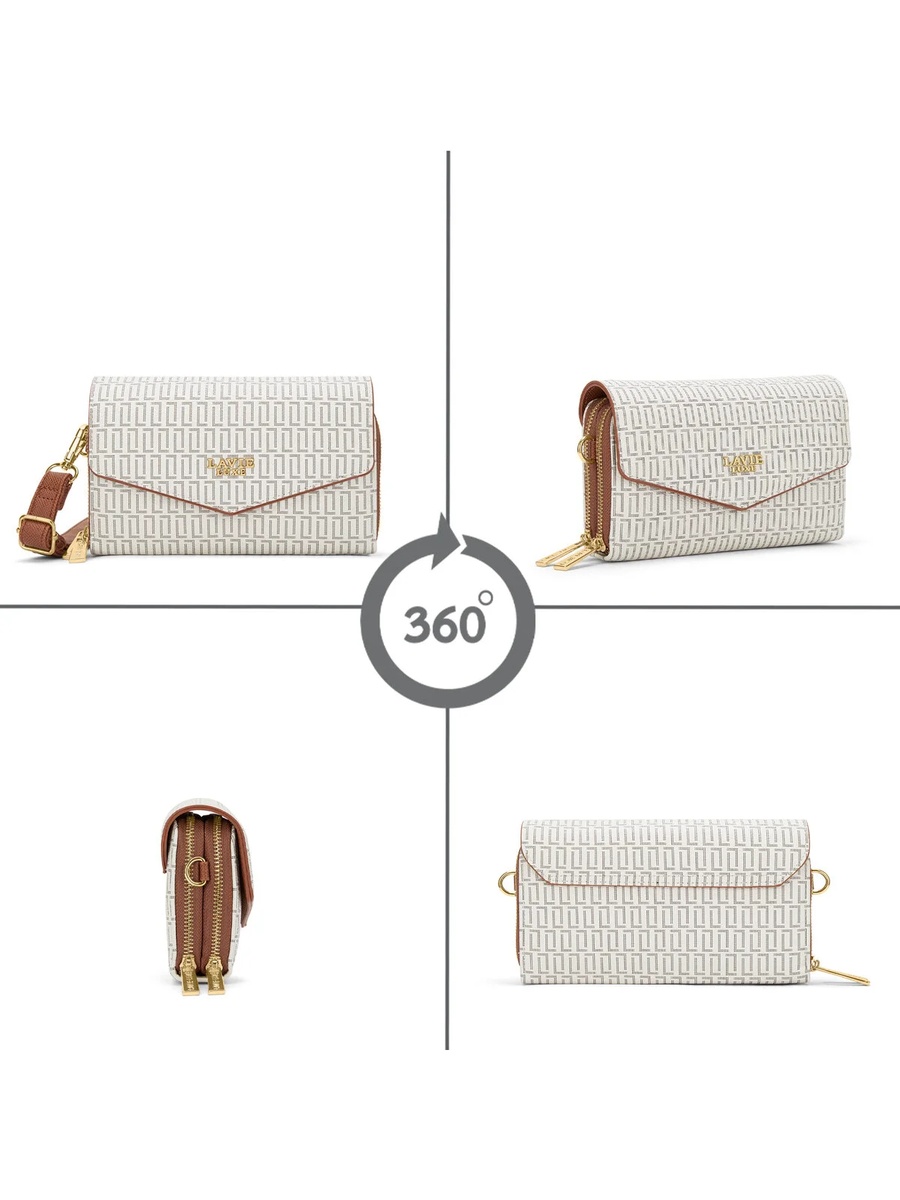 Luxe Women Monogram Sally25 Horizontal (White)