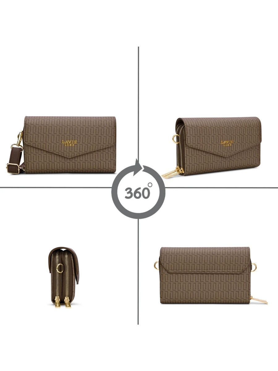 Luxe Women Monogram Sally25 Horizontal (Coffee)