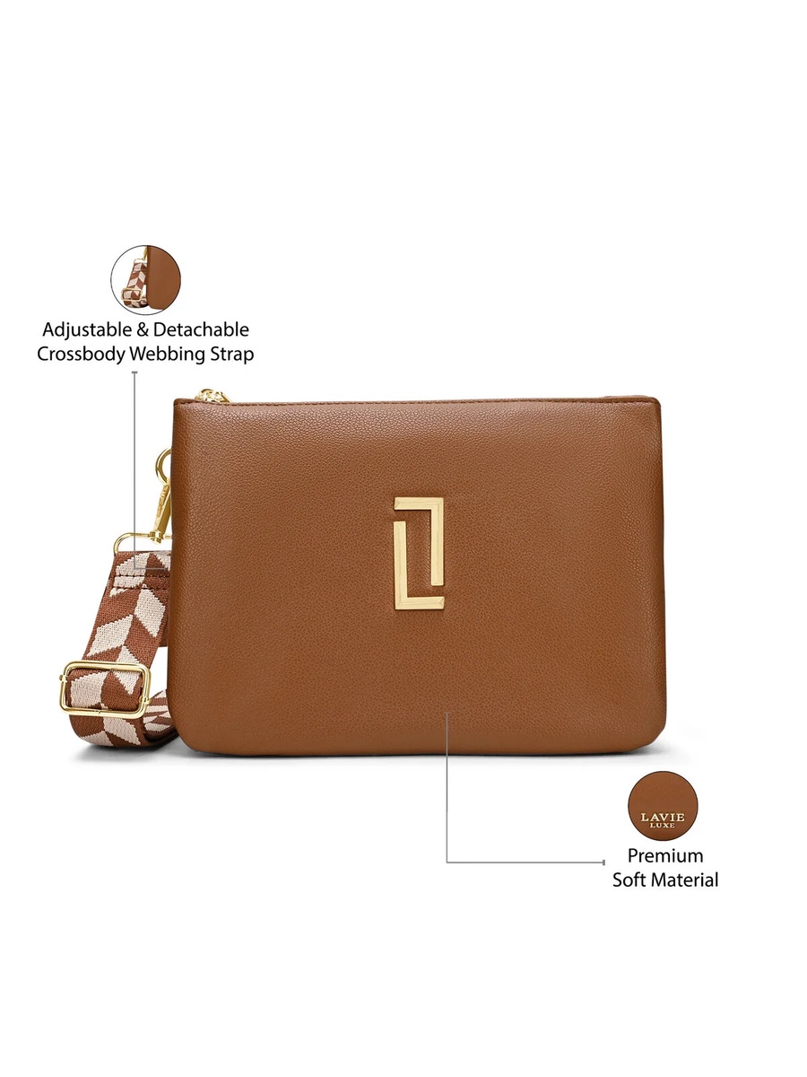 Luxe Women Milan26 5-Compartment Sling (Tan)