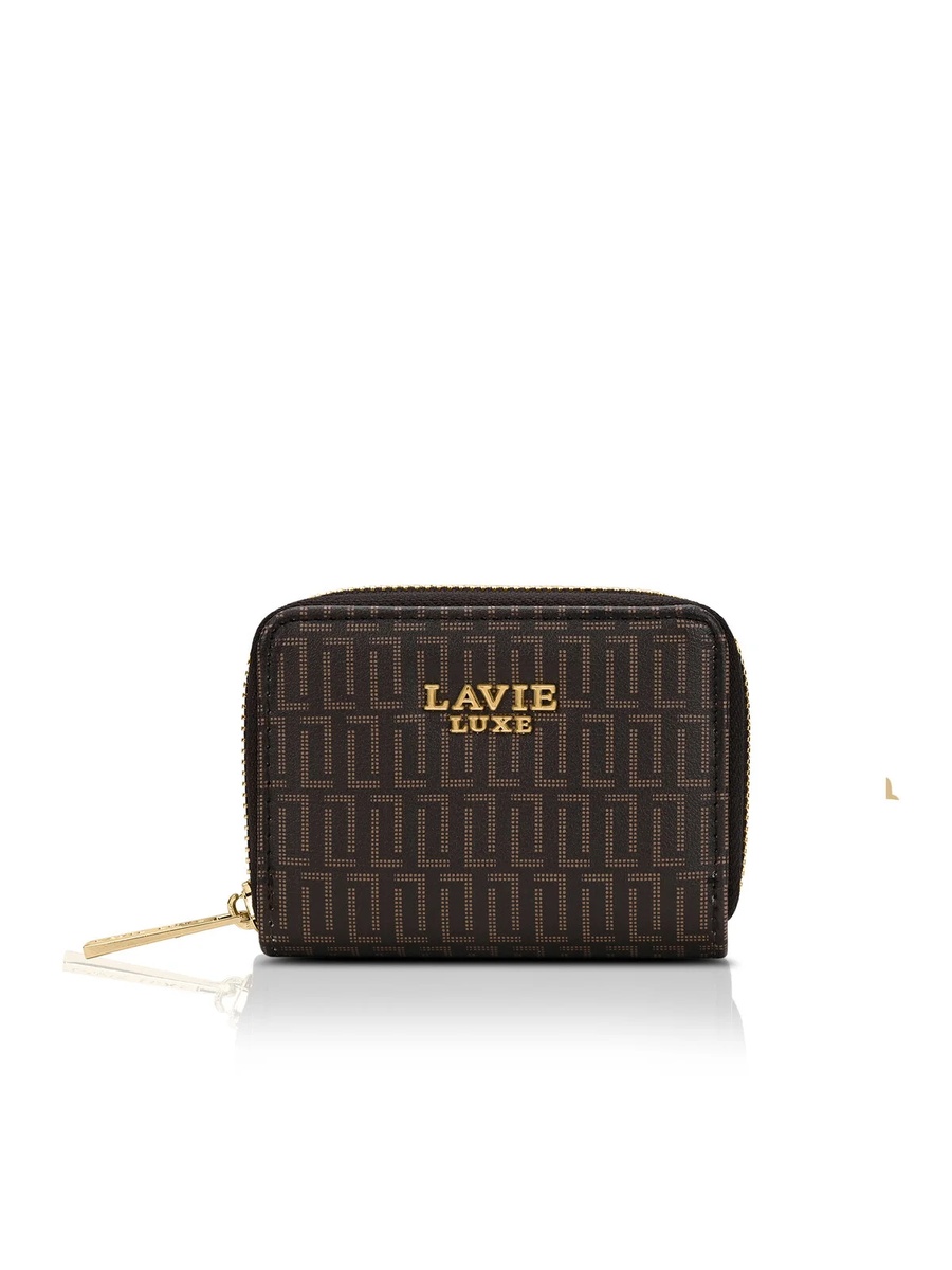 Luxe Women Monogram Belle Small Card Wallet (Choco) 