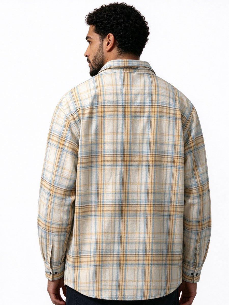Multi Checked Long Sleeves Regular Shirt