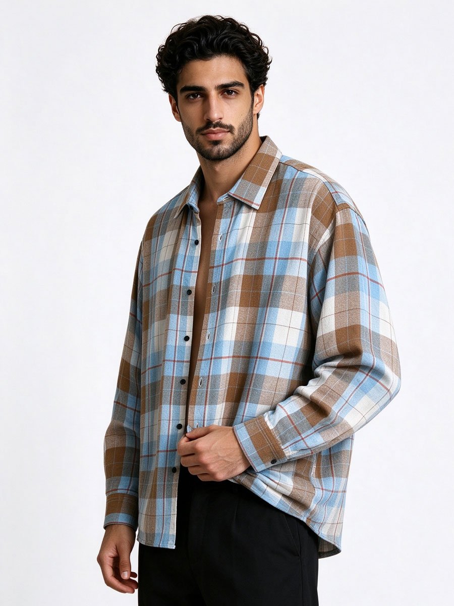 Multi Checked Regular Shirt