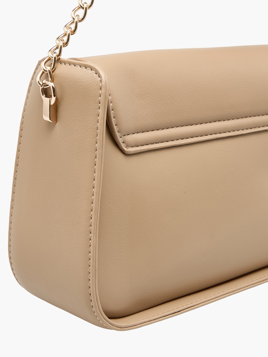 حقيبة كروس بودي سادة وقفل دوار