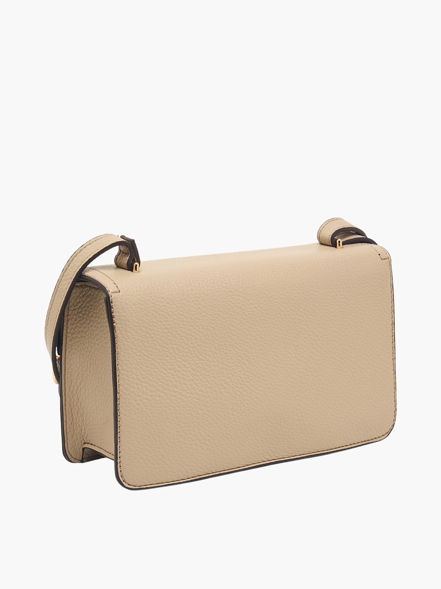 Textured Crossbody Bag with Adjustable Strap
