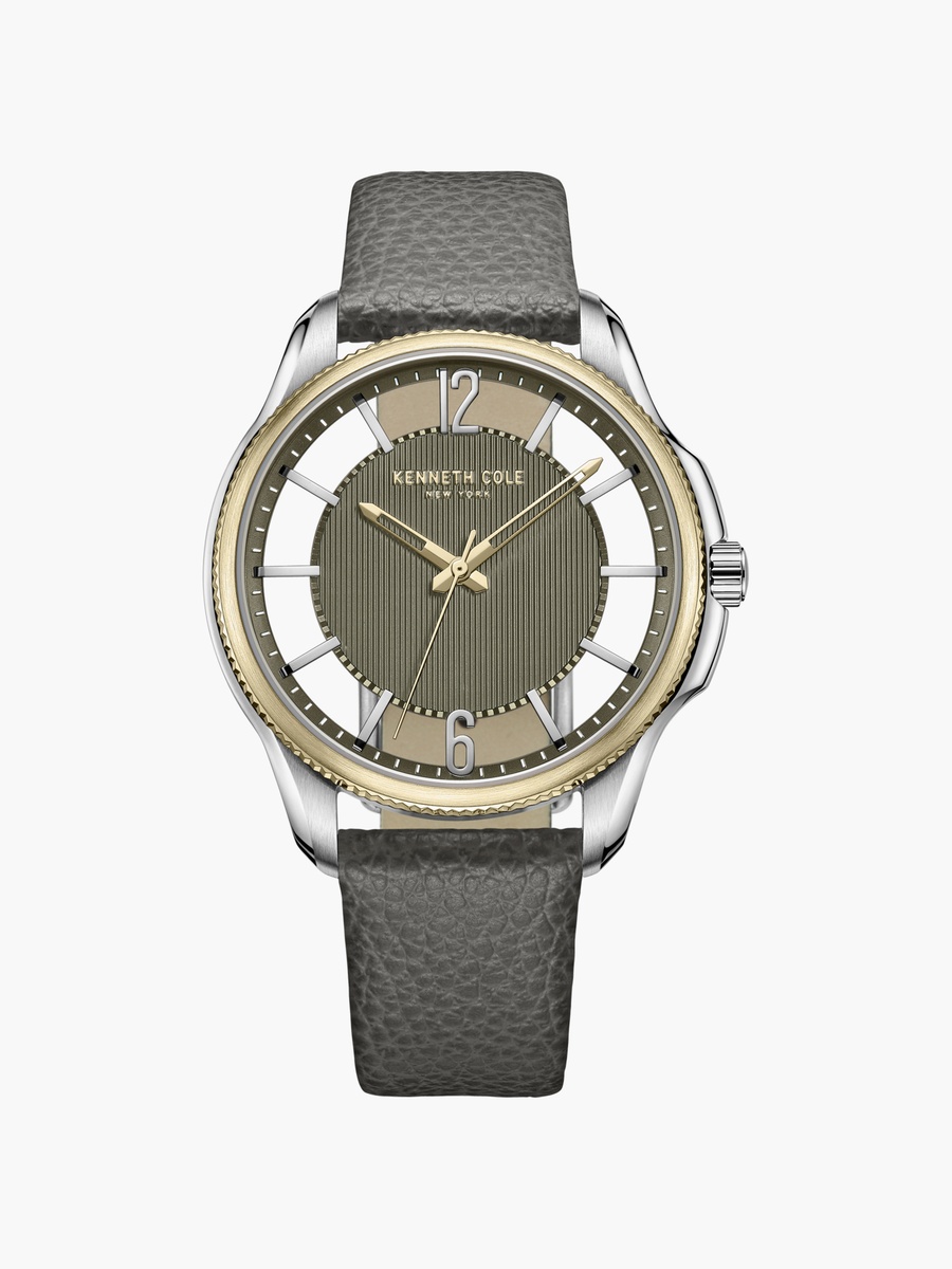 Modern Classic Genuine Leather Strap Analog Watch