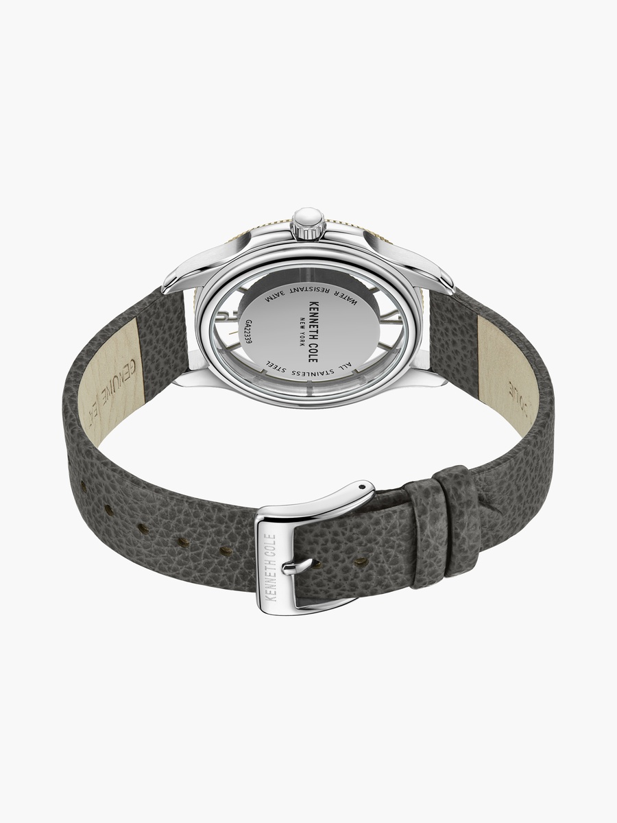 Modern Classic Genuine Leather Strap Analog Watch
