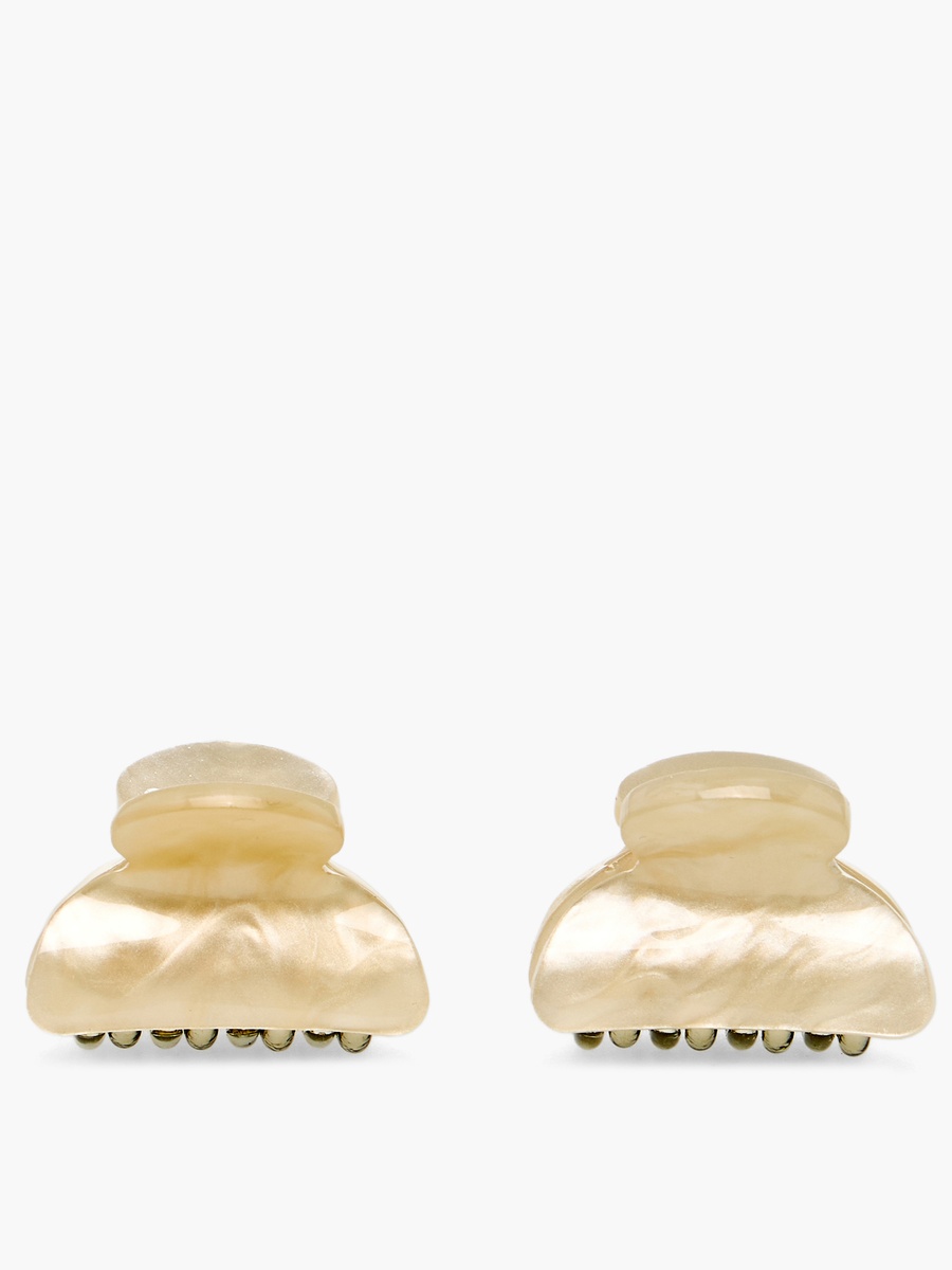 Pack of 6 Hair Clamps with Marble Finish