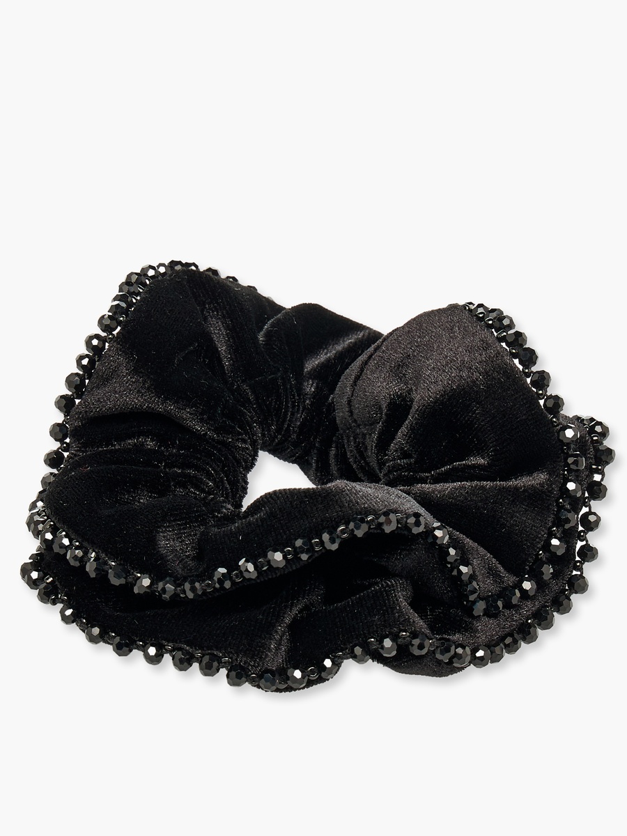 Stone Embellished Hair Scrunchie
