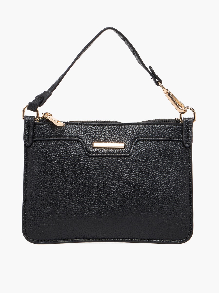 Monogram Print Tote Bag with Pouch