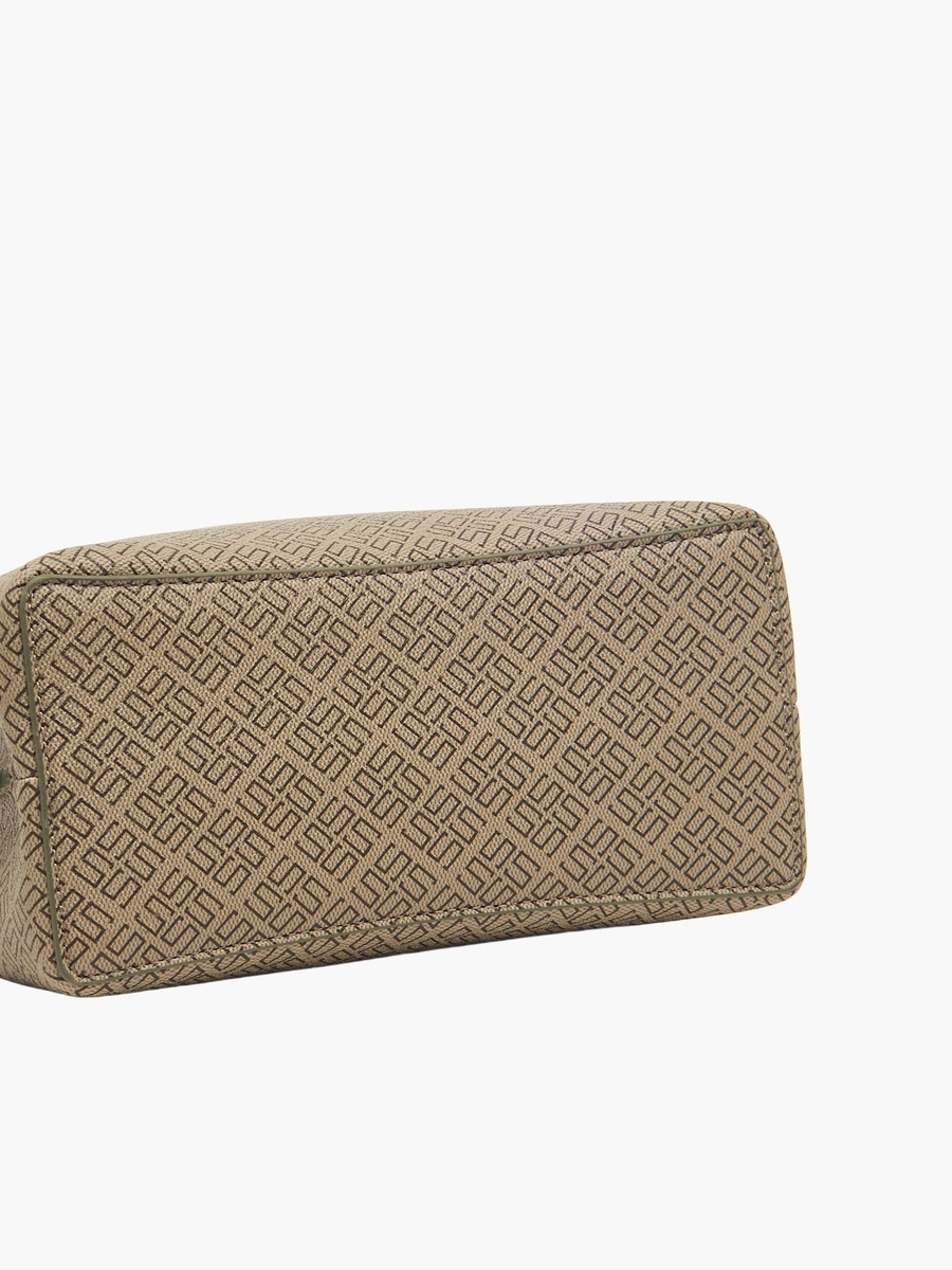 Textured Tote Bag with Detachable Strap