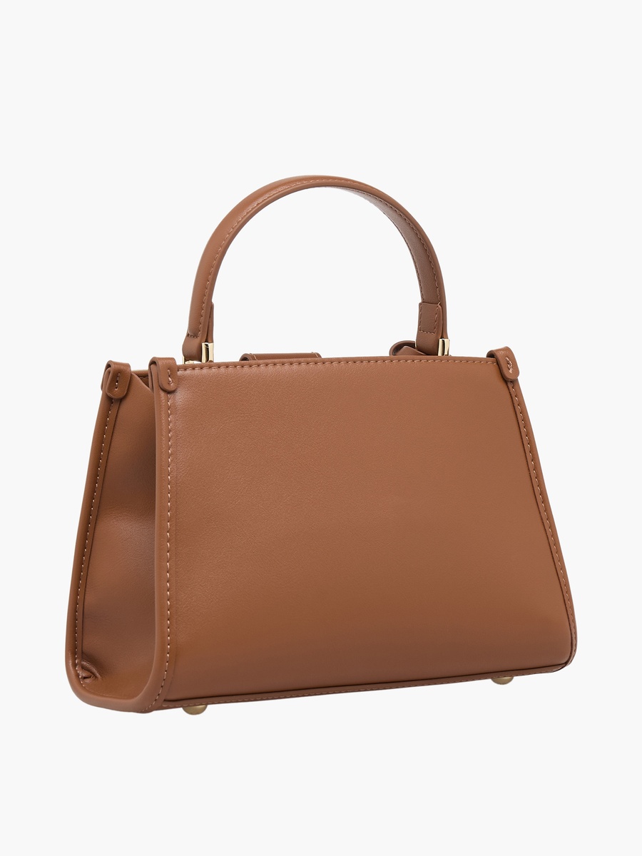 Textured Tote Bag with Wallet