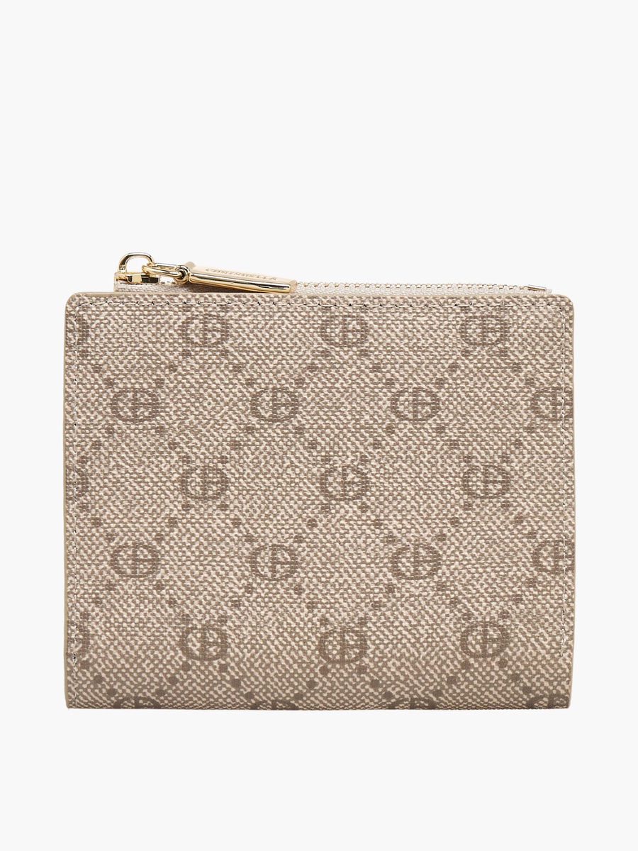 Textured Tote Bag with Wallet