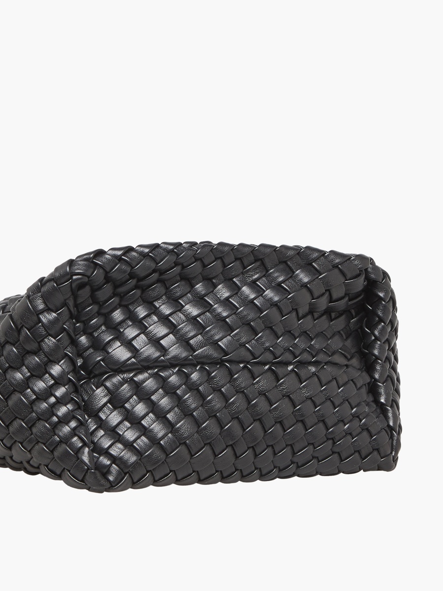 Woven Hobo Bag with Star Charm