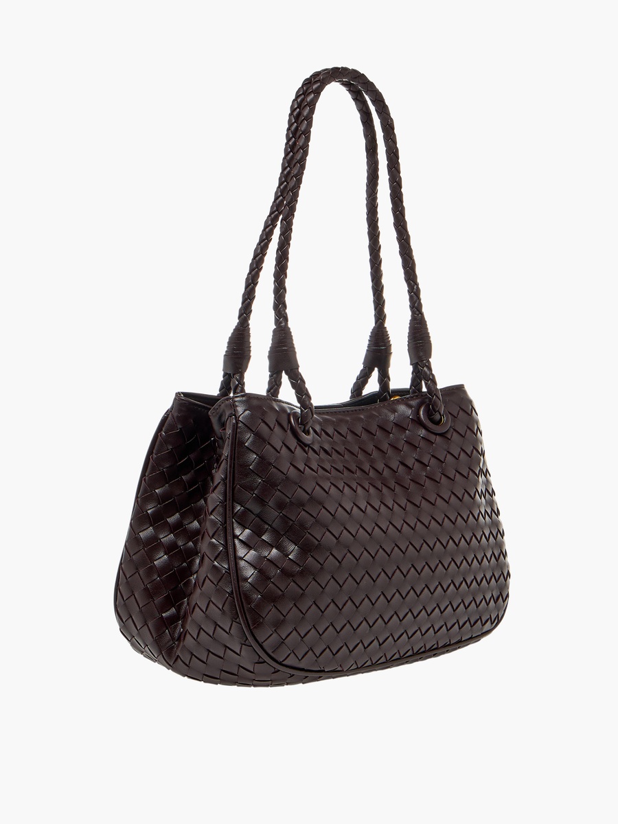 Woven Tote Bag with Detachable Strap