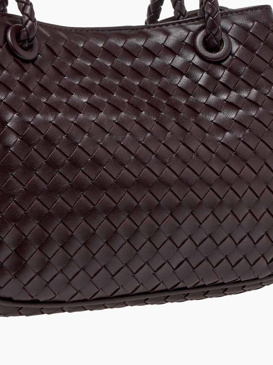 Woven Tote Bag with Detachable Strap