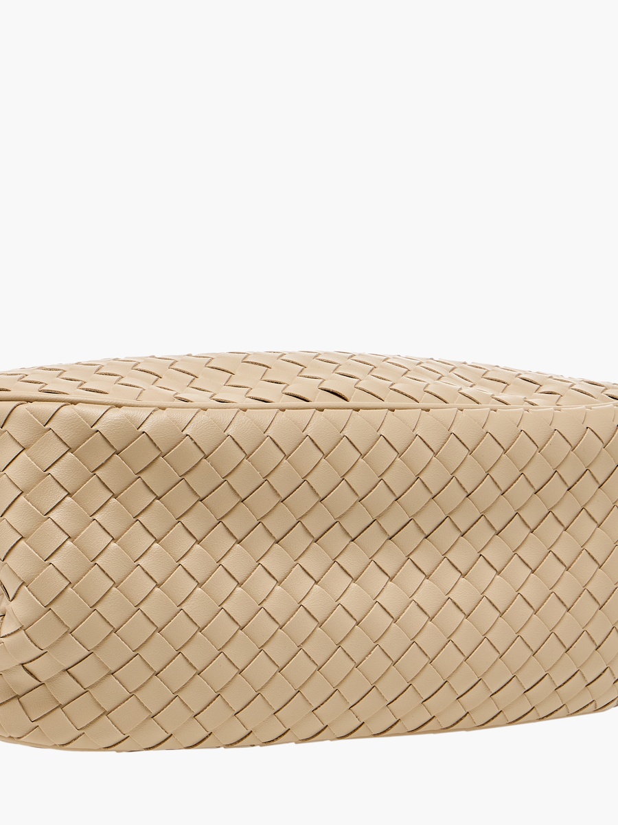 Woven Tote Bag with Detachable Strap