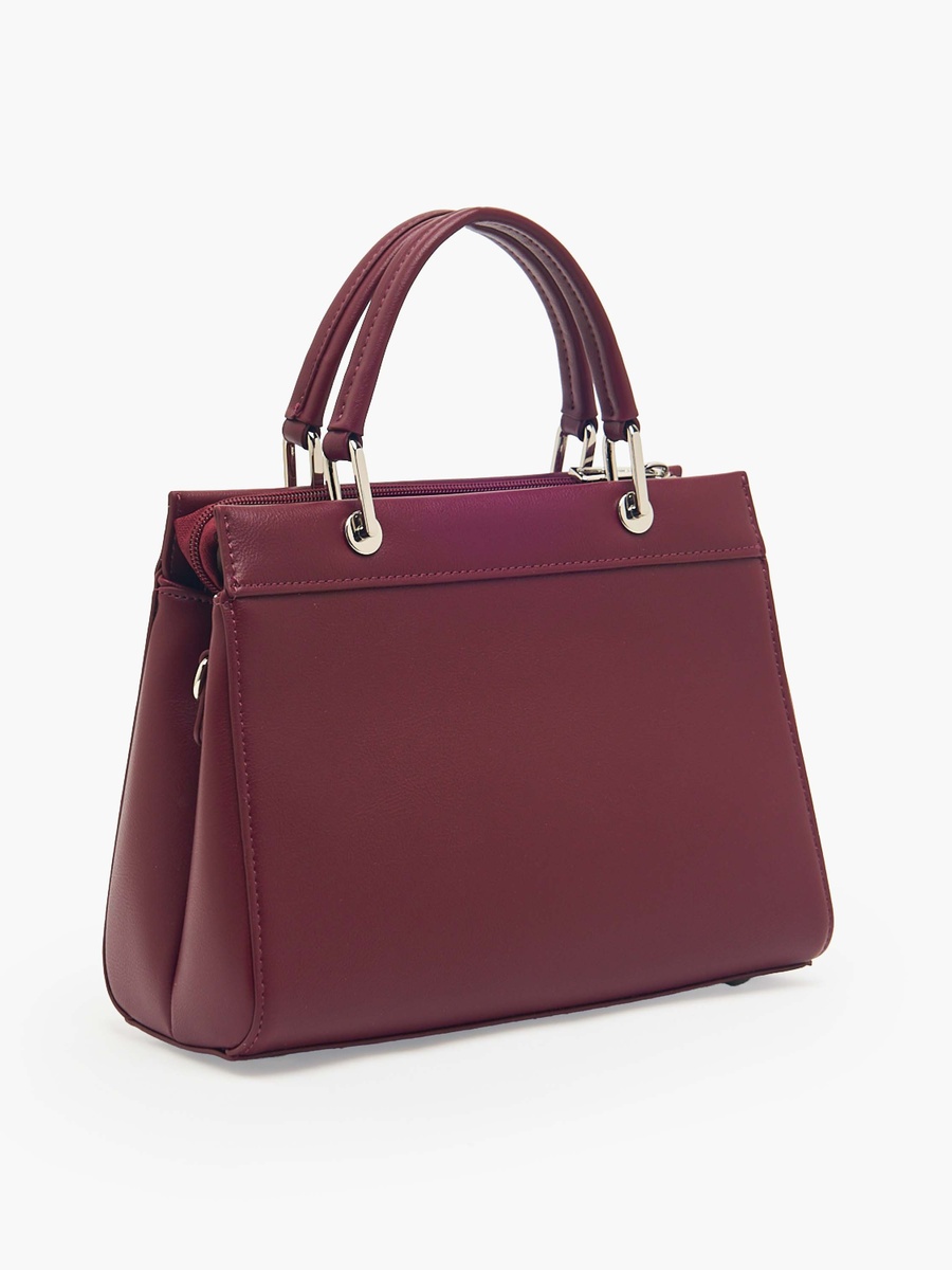 Embroidered Tote Bag with Pouch
